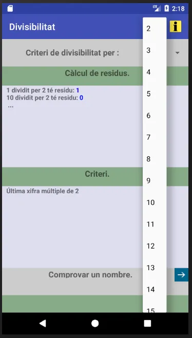 Divisibilitat | Indus Appstore | Screenshot