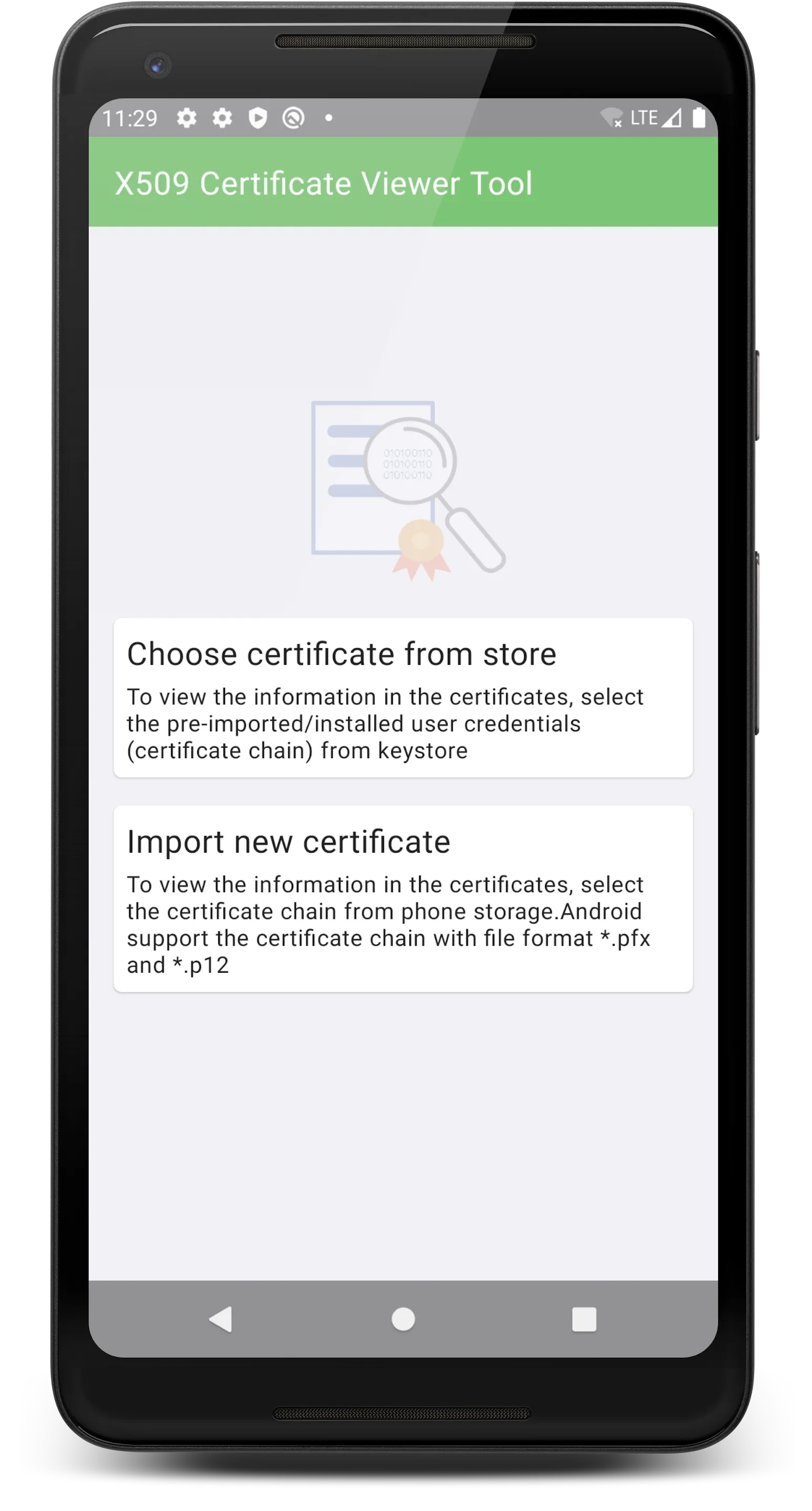 X509 Certificate Viewer Tool | Indus Appstore | Screenshot