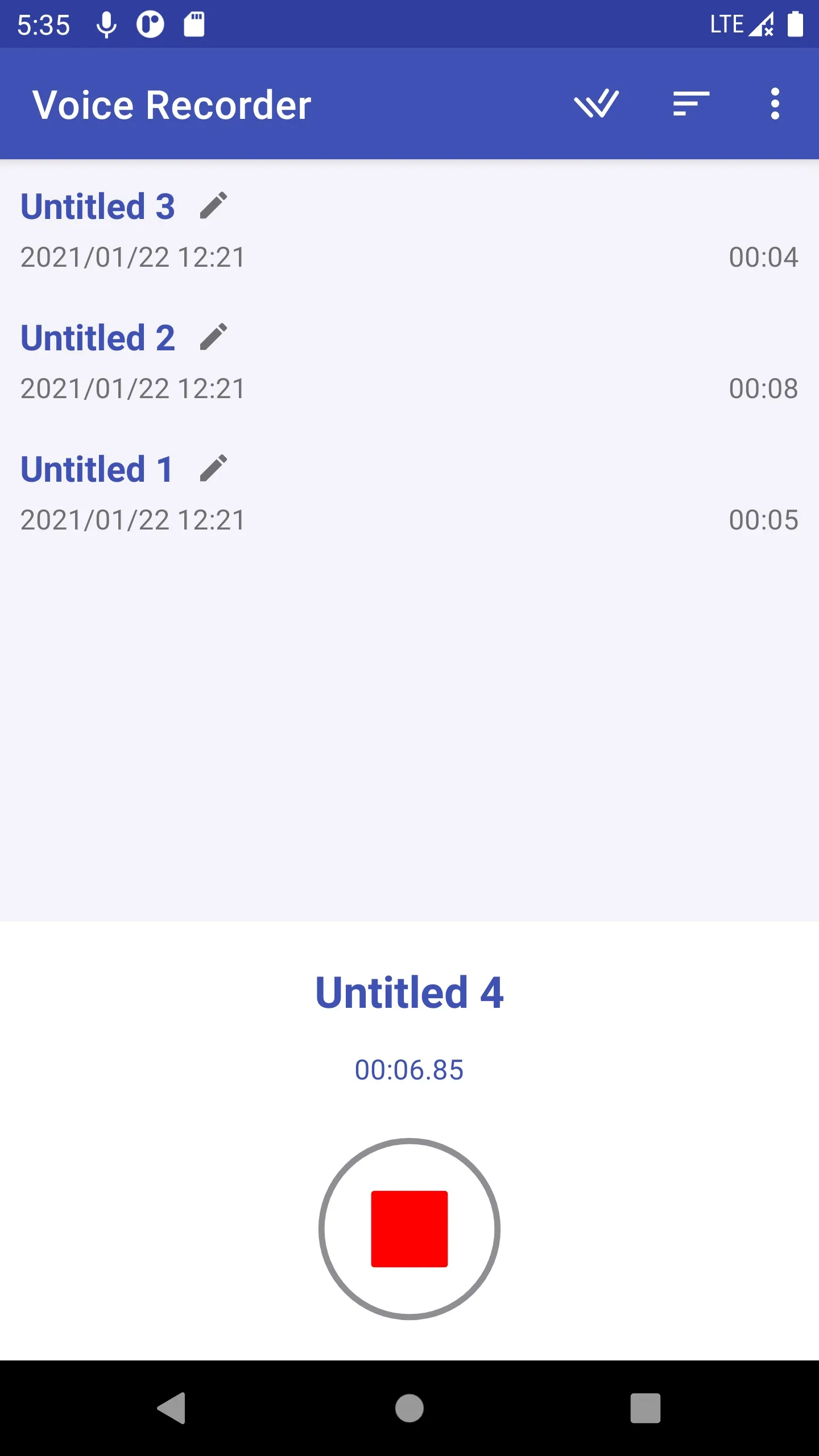 Voice Recorder | Indus Appstore | Screenshot