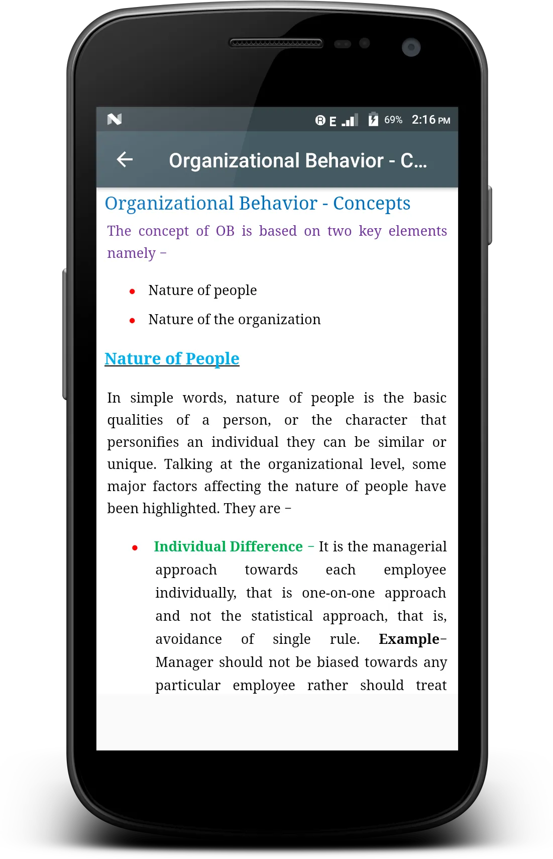 Organizational Behavior | Indus Appstore | Screenshot