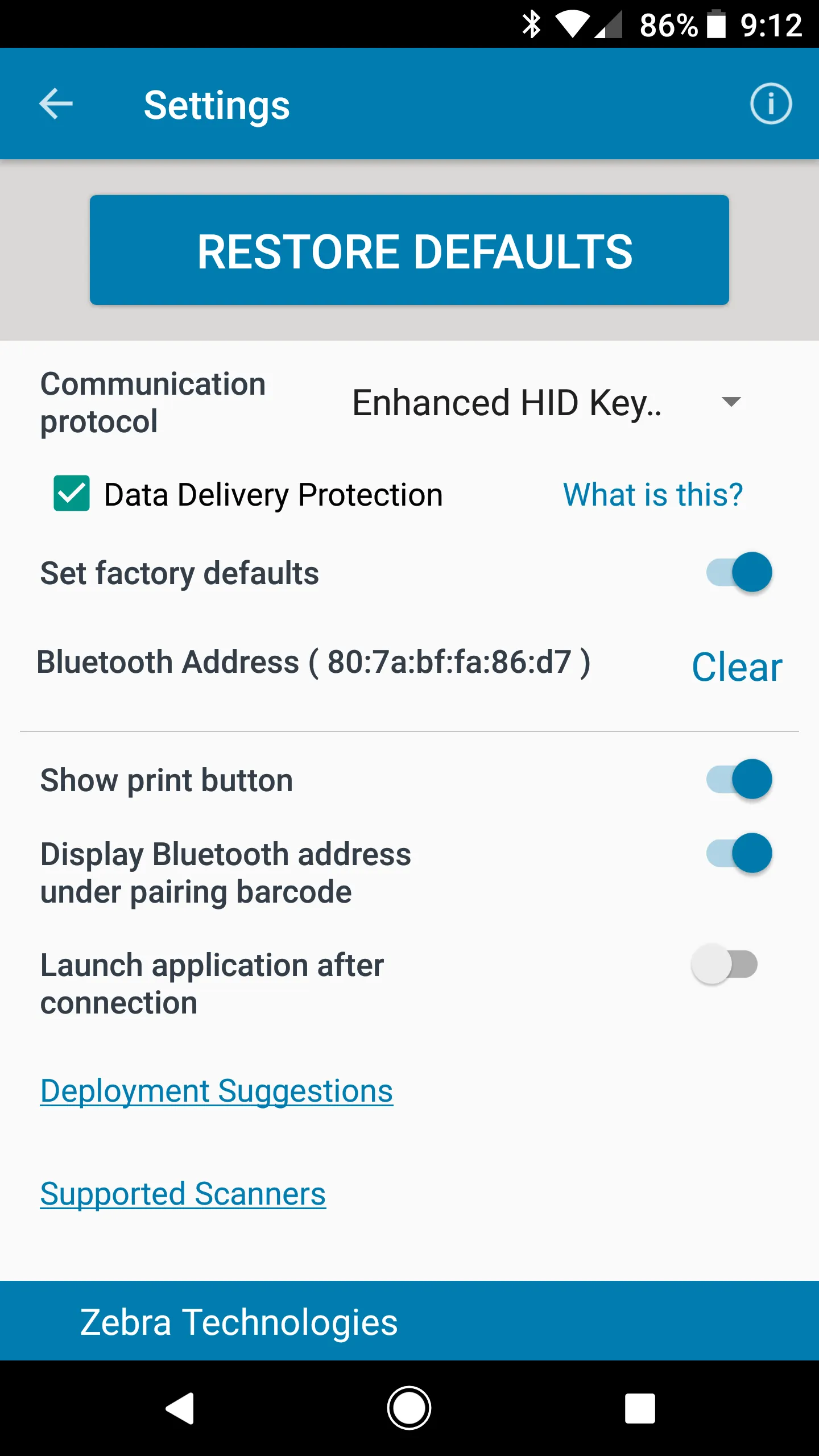 Scan-To-Connect (STC) Utility | Indus Appstore | Screenshot