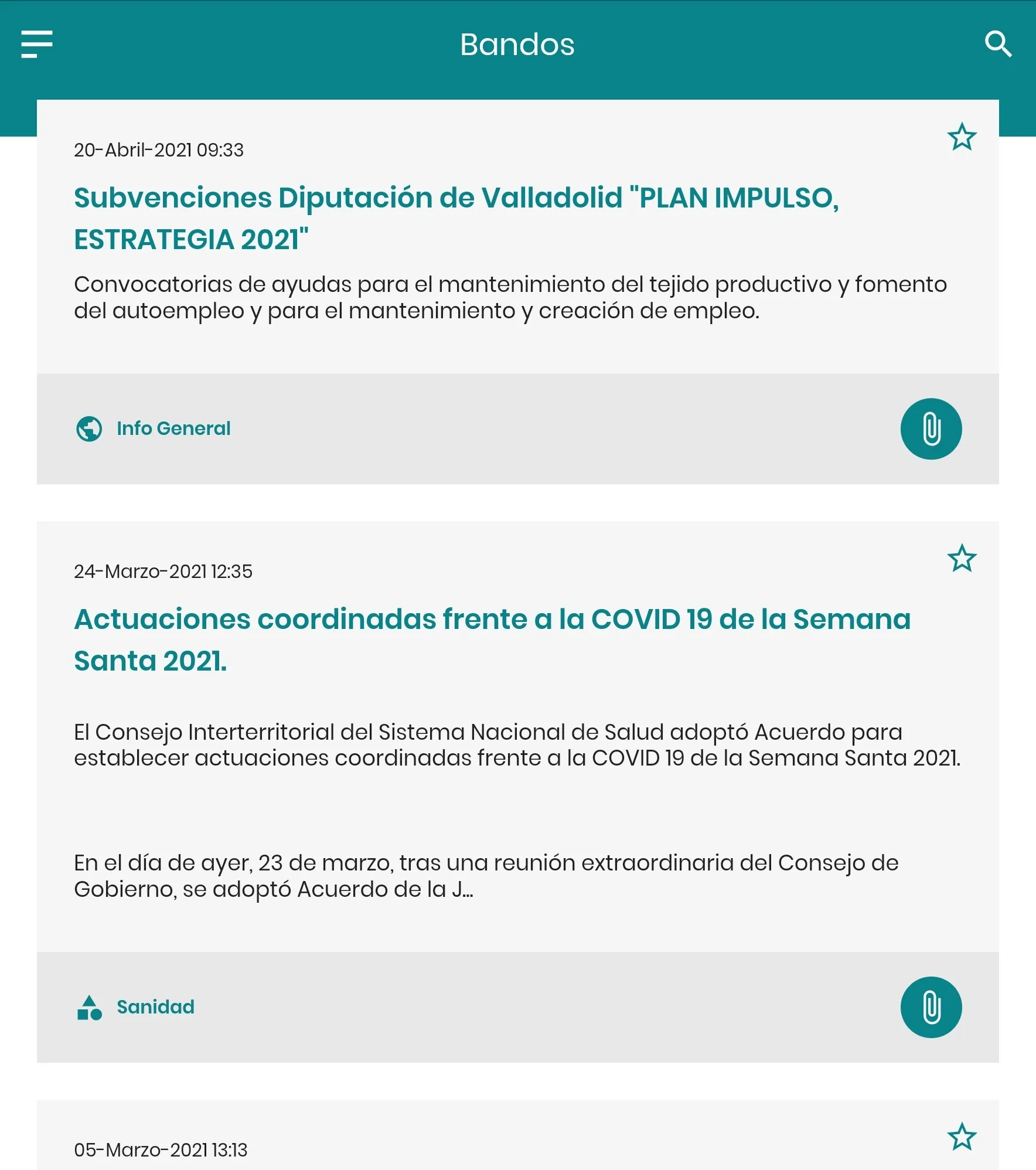 Mucientes Informa | Indus Appstore | Screenshot