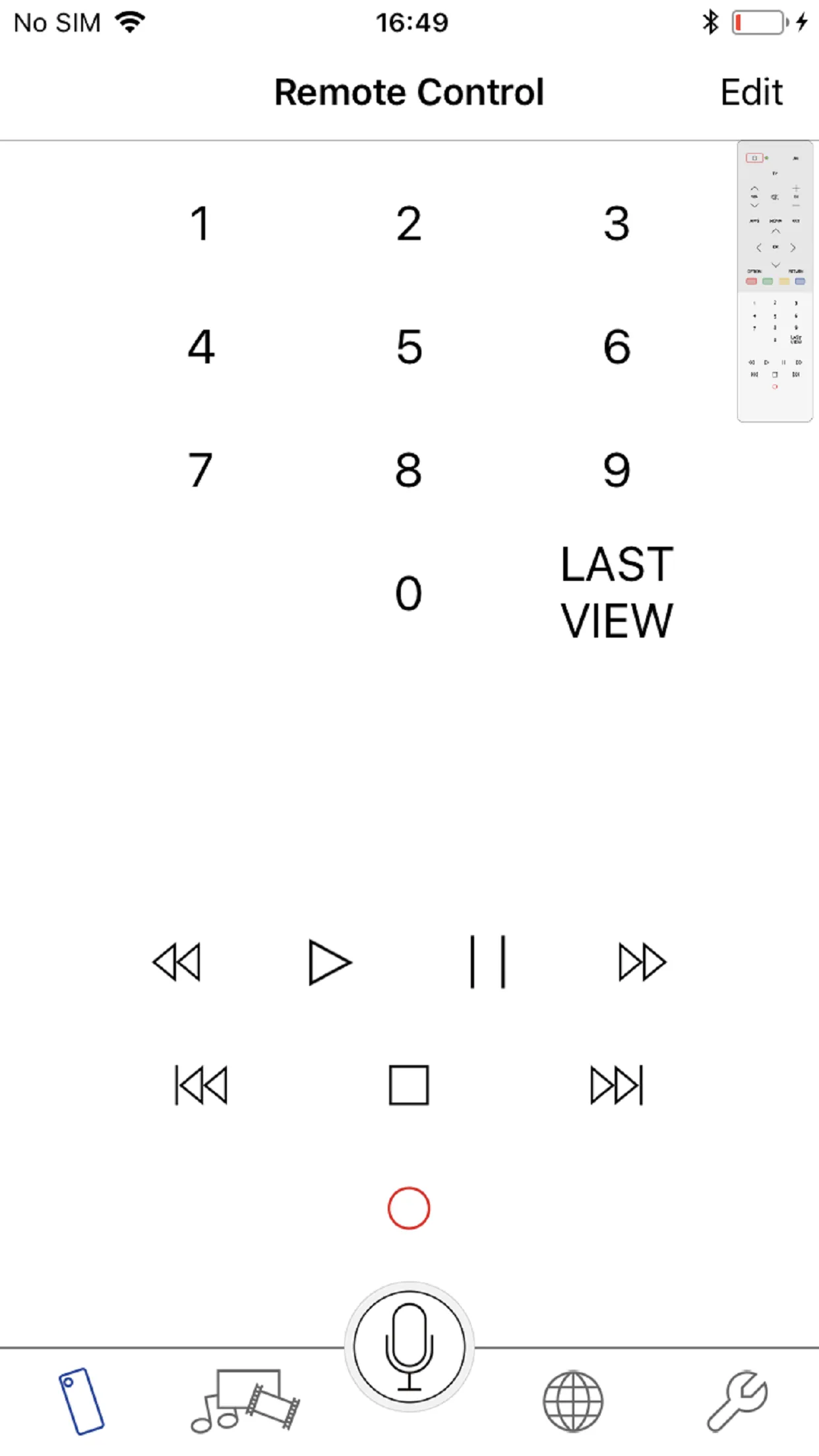 Panasonic TV Remote 3 | Indus Appstore | Screenshot