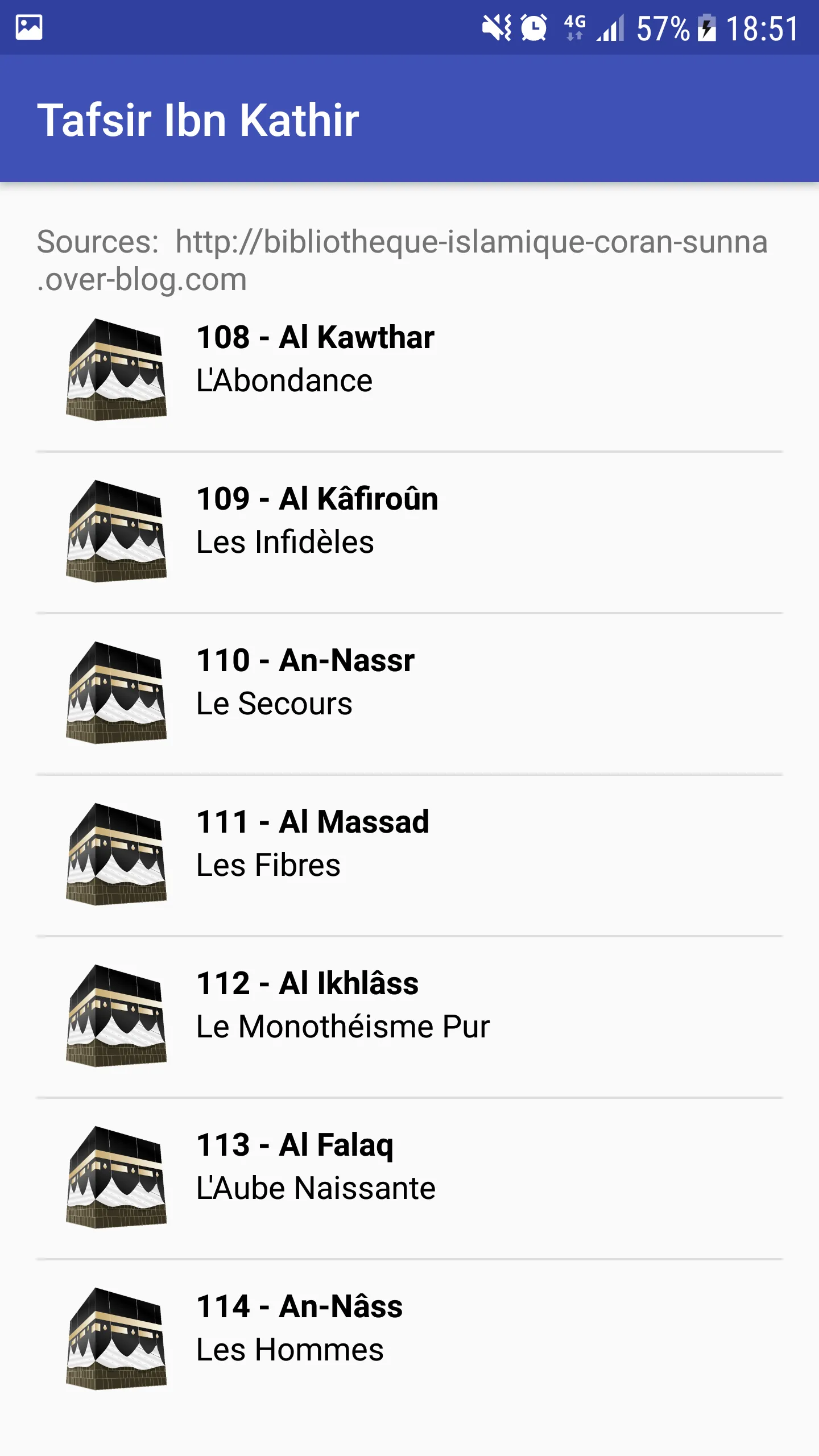 Tafsir Ibn Kathir (Français) | Indus Appstore | Screenshot