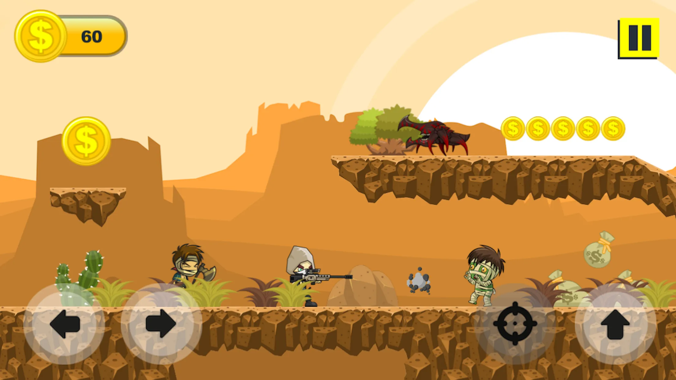 Soldier 2D: Run 'N Gun | Indus Appstore | Screenshot