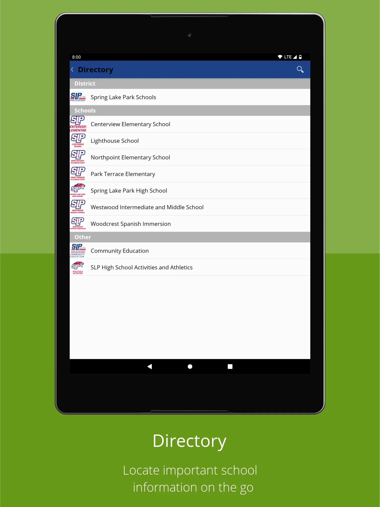 Spring Lake Park Schools | Indus Appstore | Screenshot