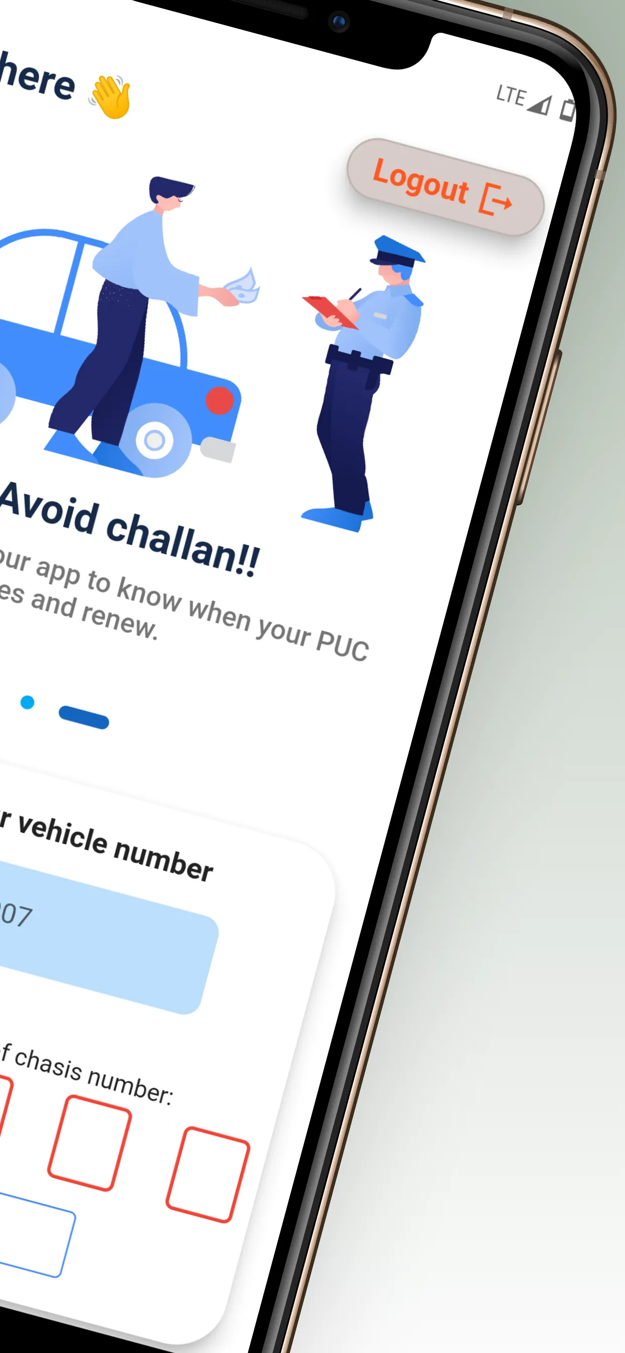 RTO Vehicle Pollution Info App | Indus Appstore | Screenshot