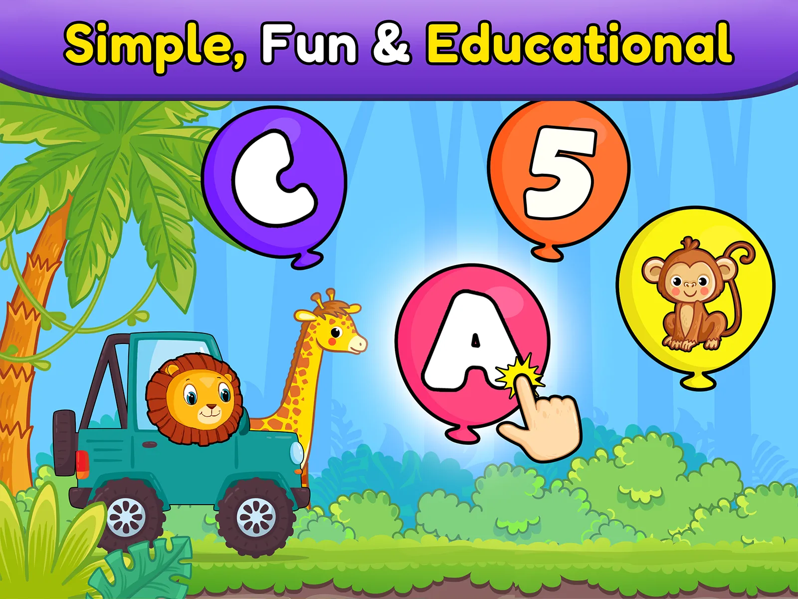 Balloon Pop Kids Learning Game | Indus Appstore | Screenshot