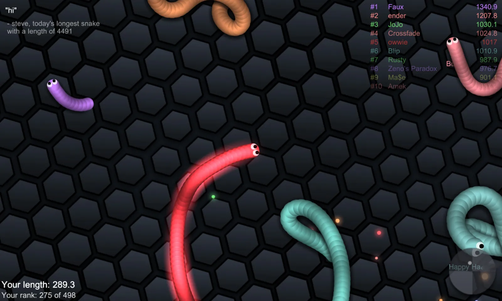 slither.io | Indus Appstore | Screenshot