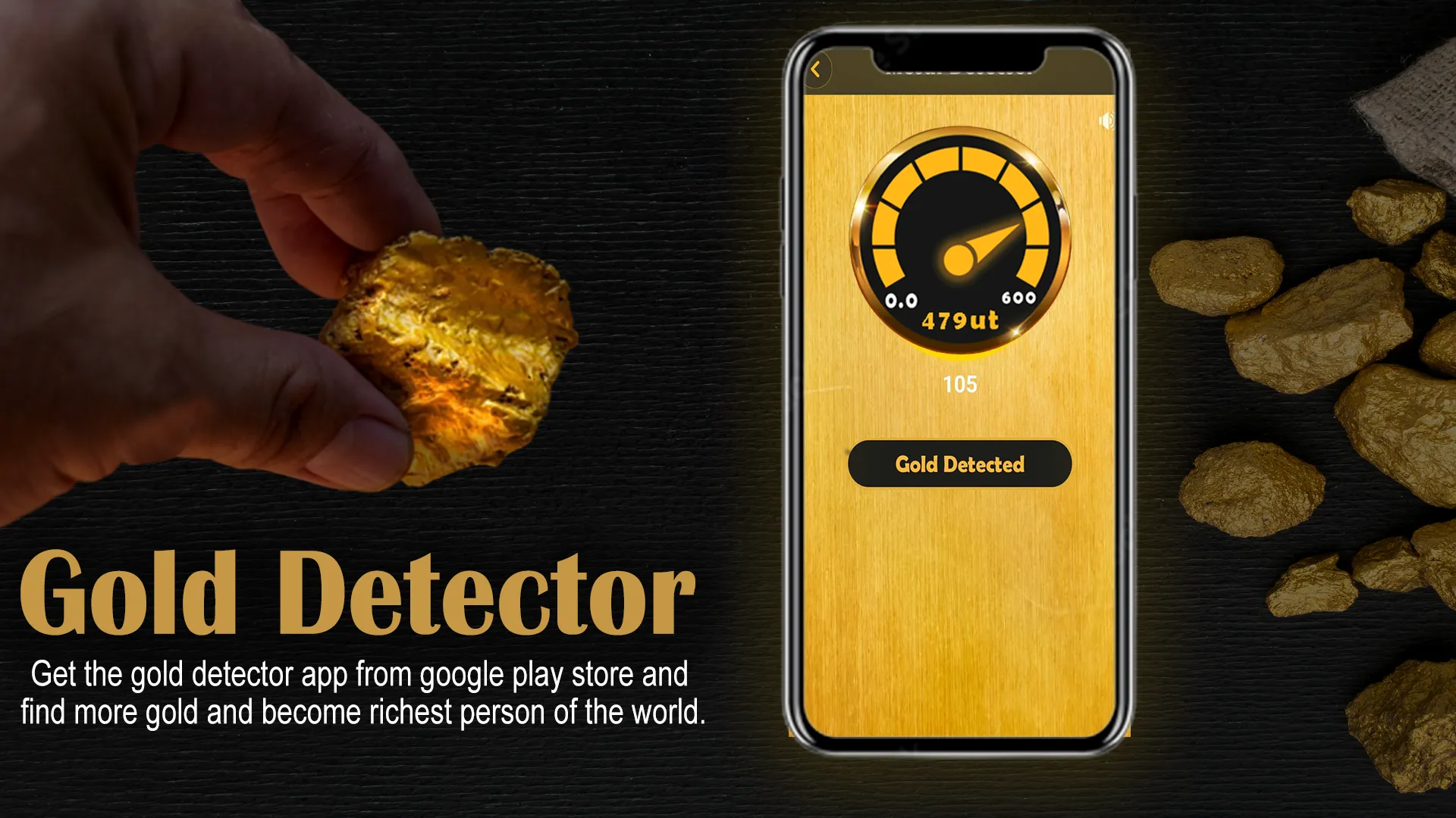 Gold Detector App 2024 | Indus Appstore | Screenshot