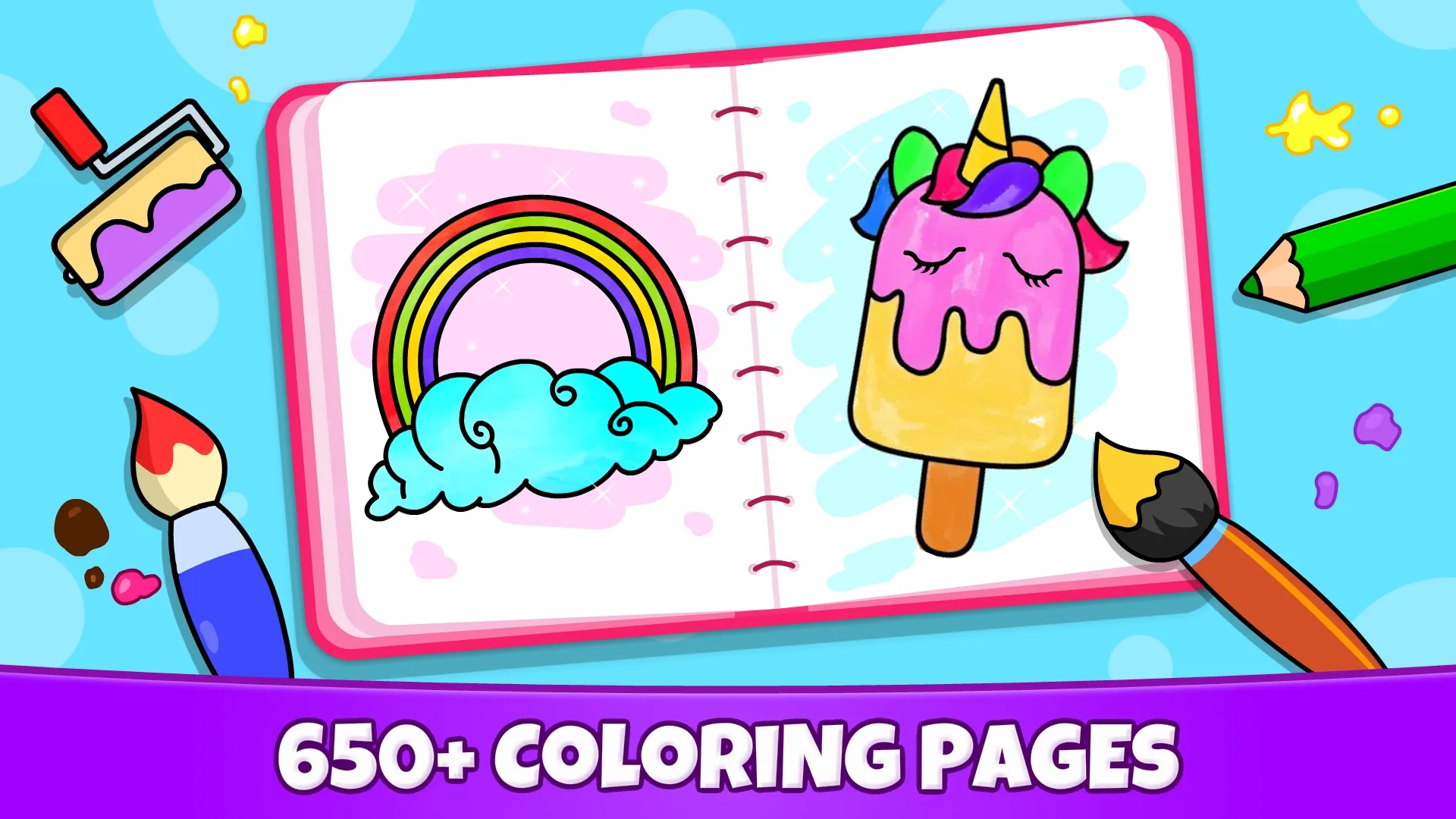 Unicorn Coloring Book & Games | Indus Appstore | Screenshot