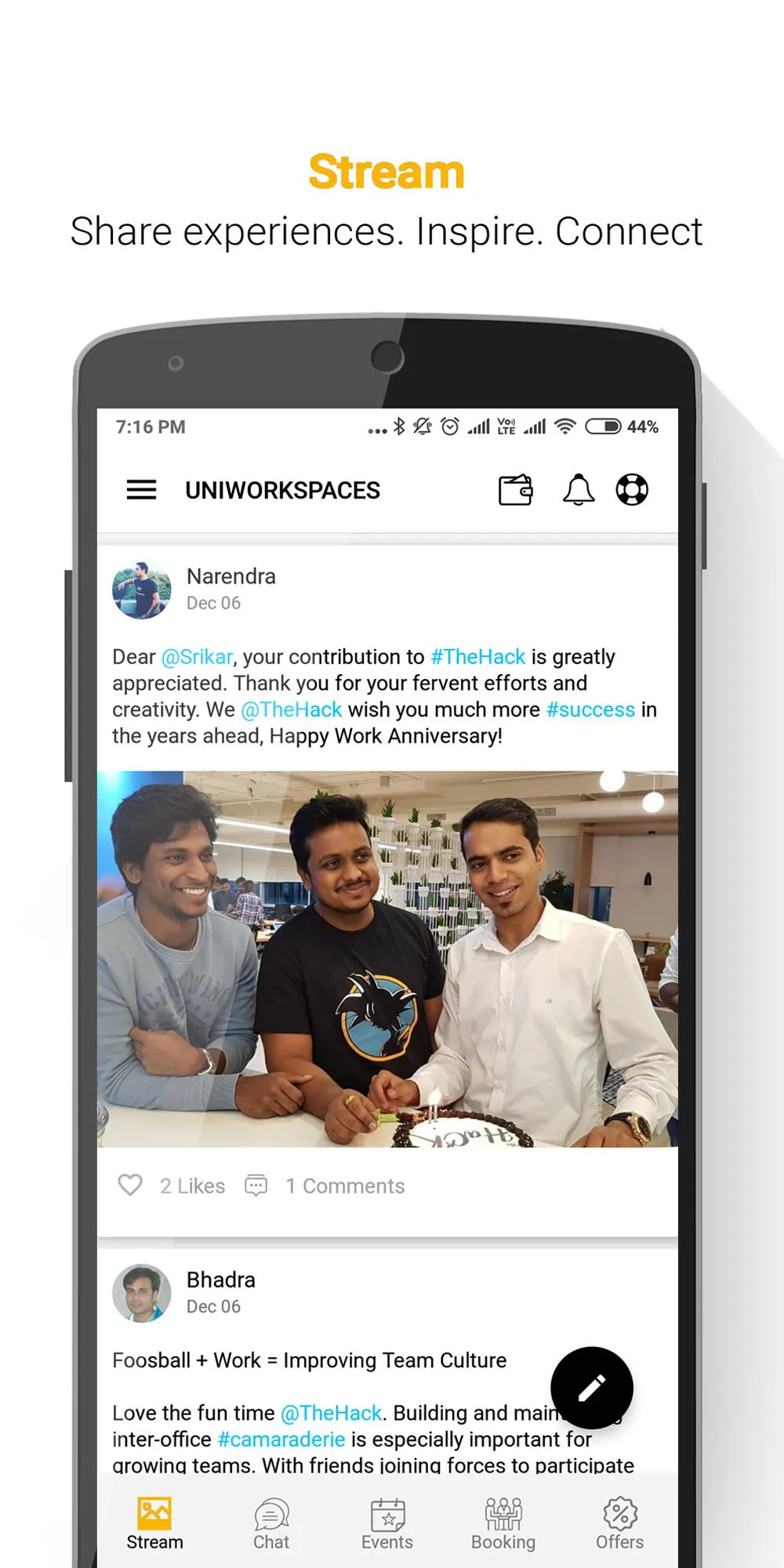 Uniwork Spaces | Indus Appstore | Screenshot