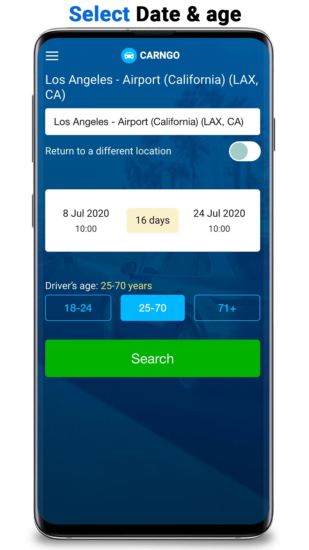 CARNGO Car Rental | Indus Appstore | Screenshot