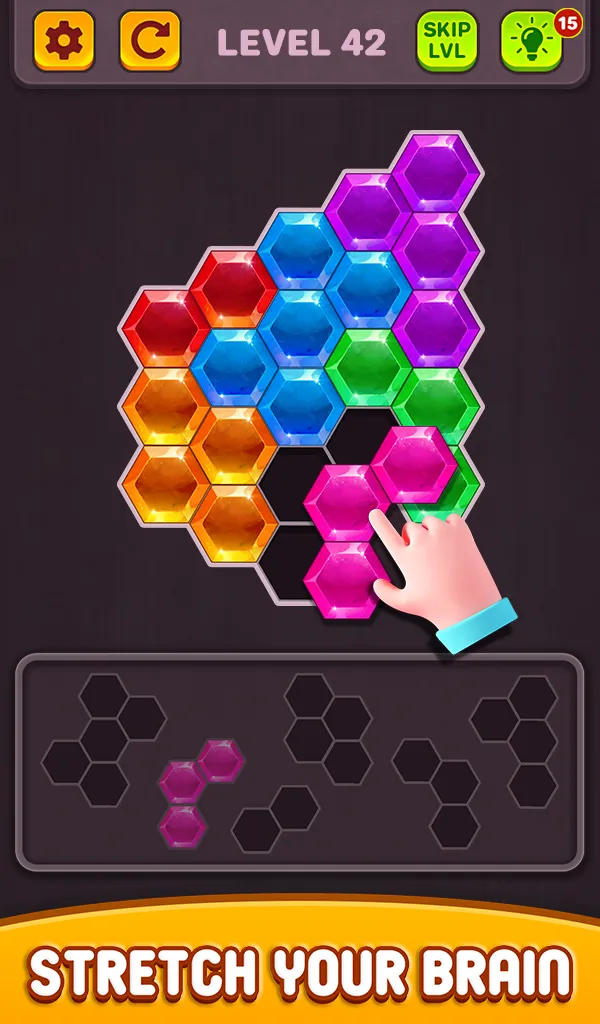 Hexa Block Puzzle: Tangram Puz | Indus Appstore | Screenshot