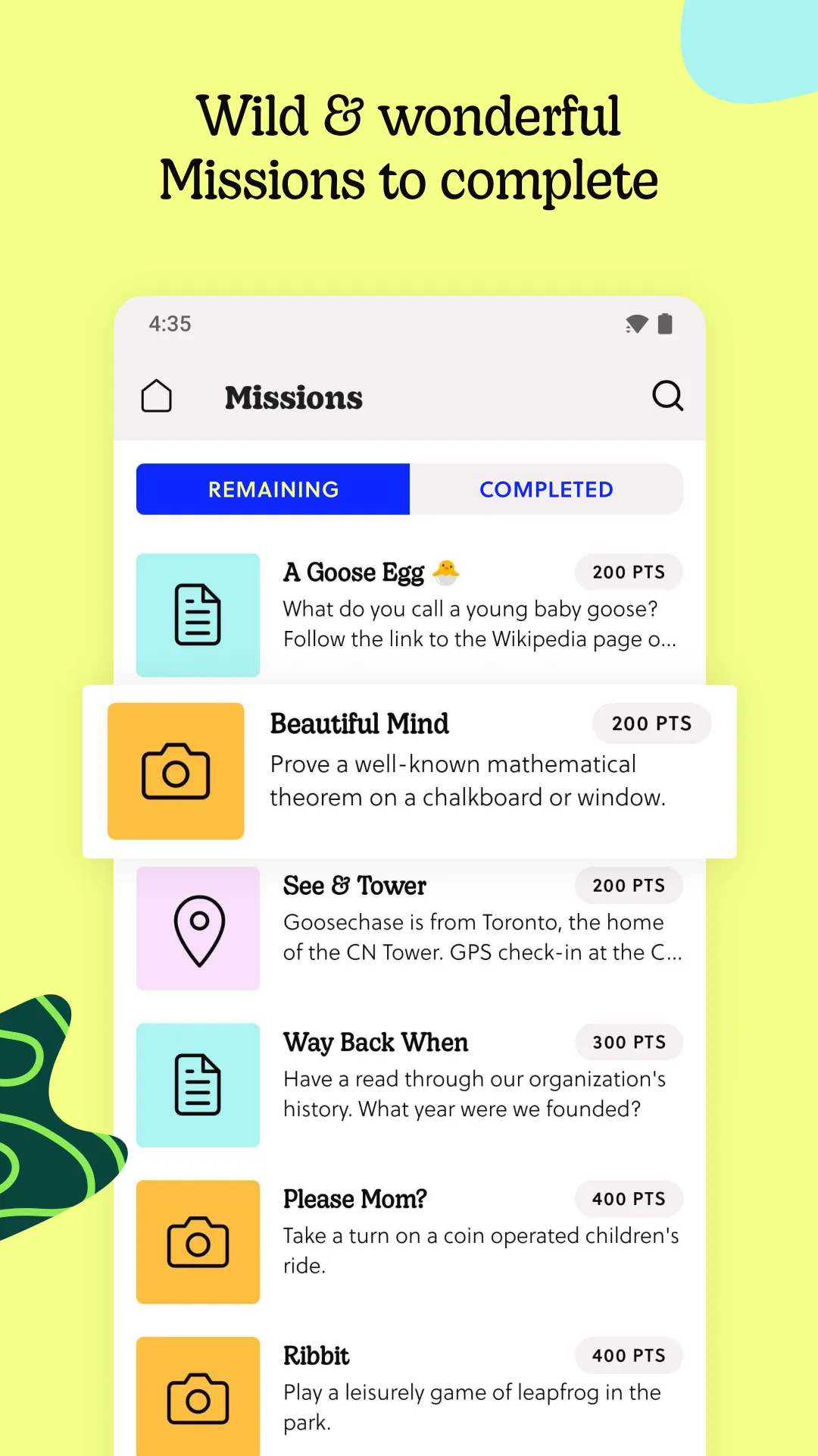 Goosechase | Indus Appstore | Screenshot