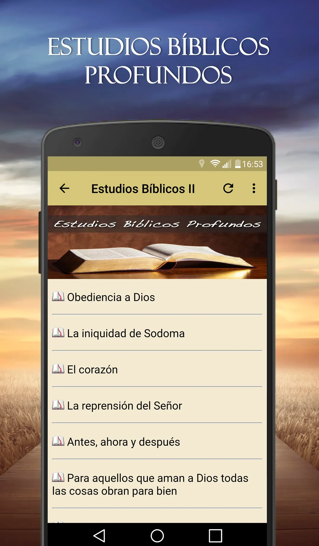 Estudios Bíblicos Profundos | Indus Appstore | Screenshot