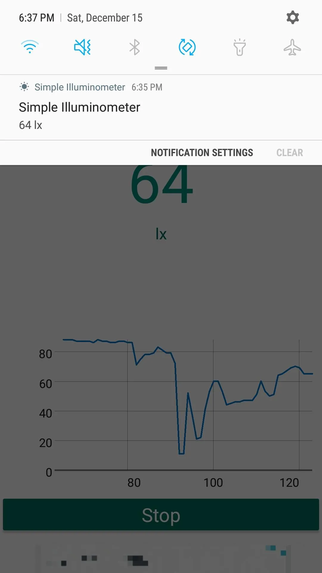 Simple Illuminometer | Indus Appstore | Screenshot