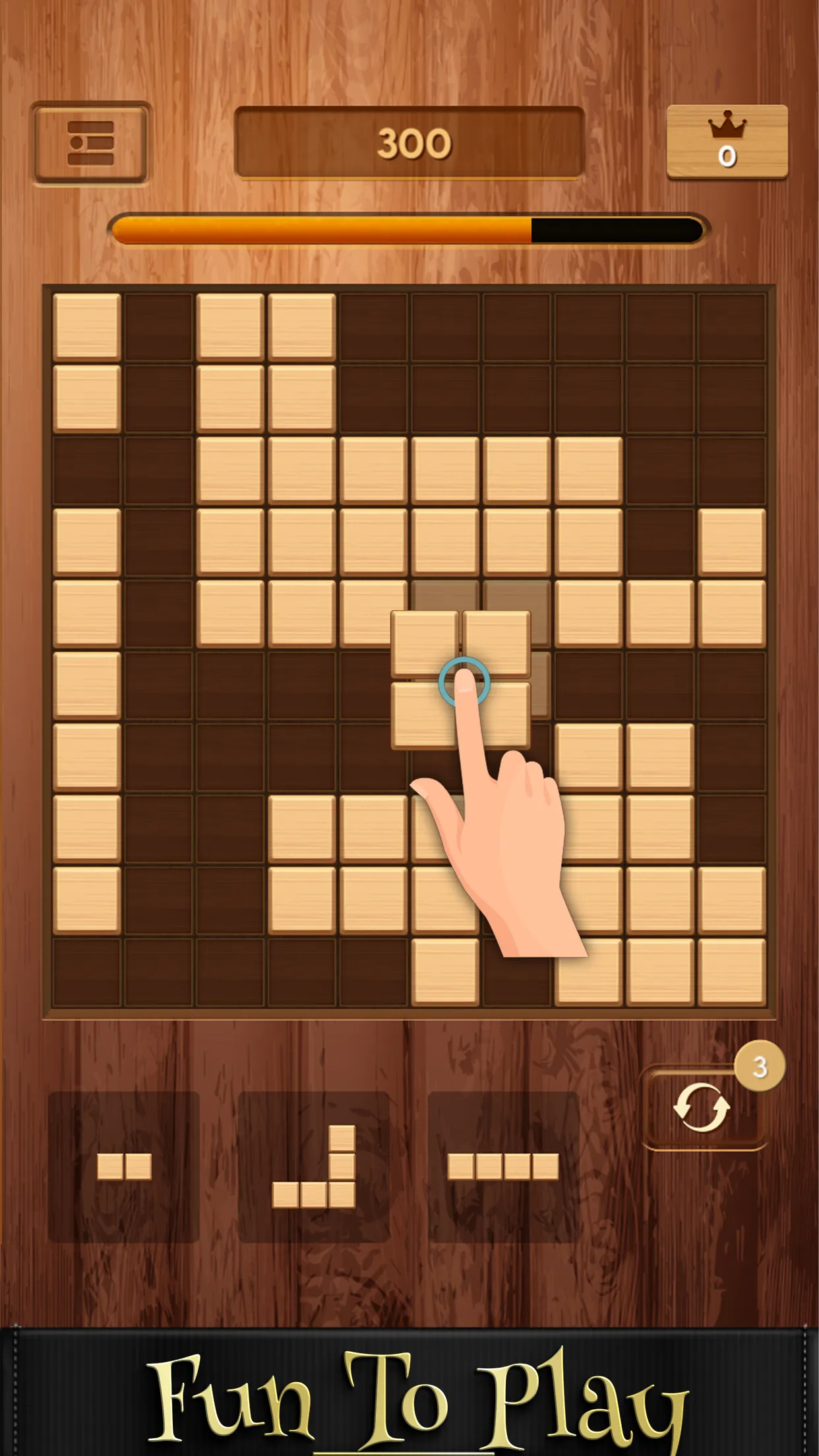 Wood Block Puzzle | Indus Appstore | Screenshot