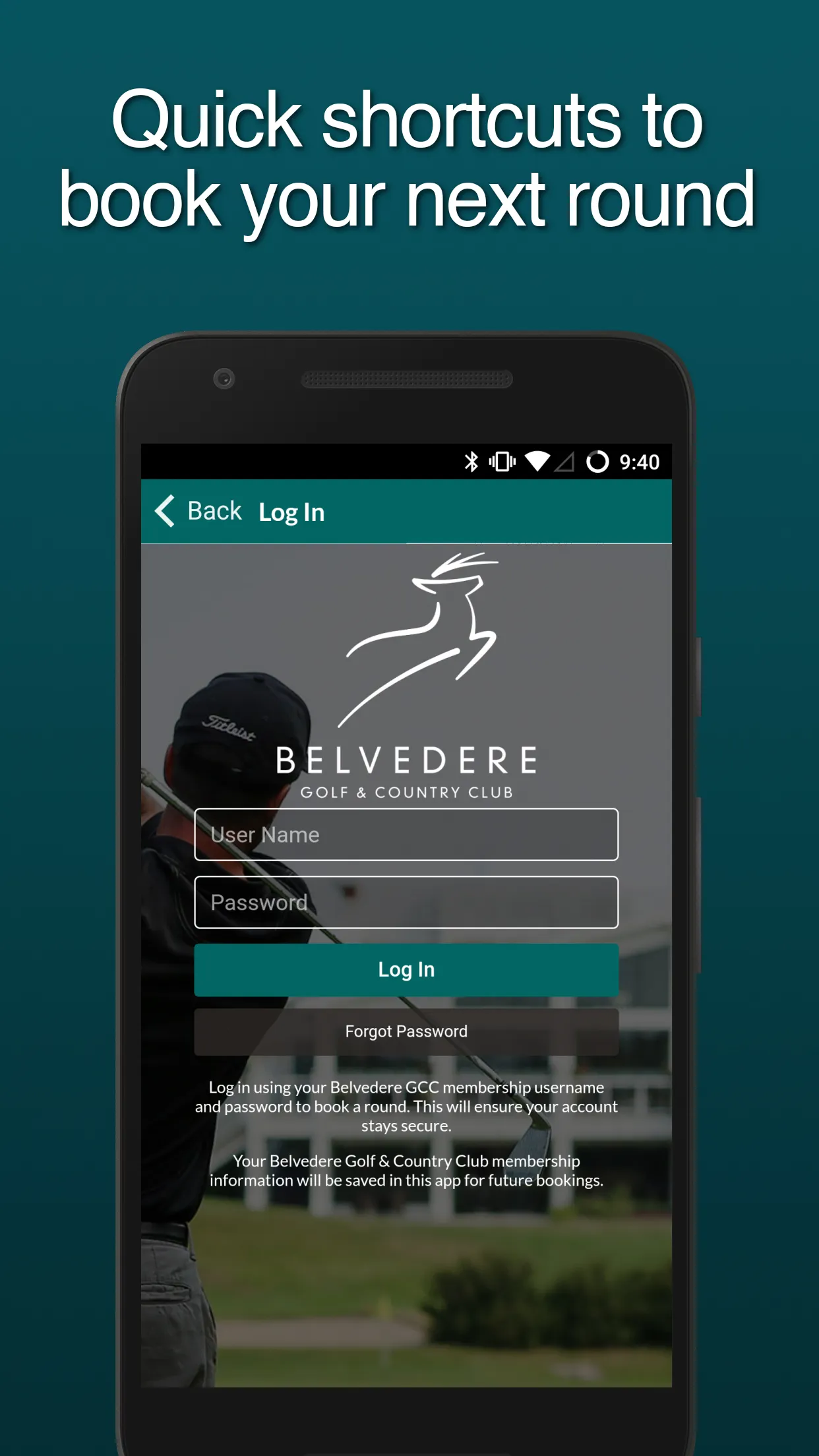 Belvedere Golf & Country Club | Indus Appstore | Screenshot