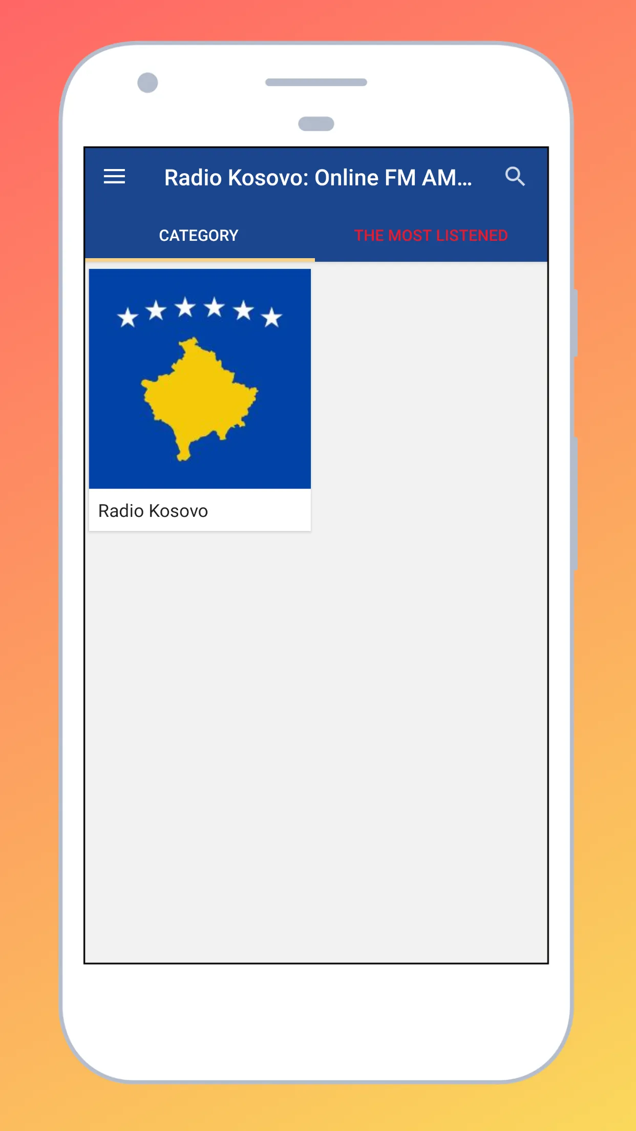 Radio Kosovo FM + Radio Online | Indus Appstore | Screenshot