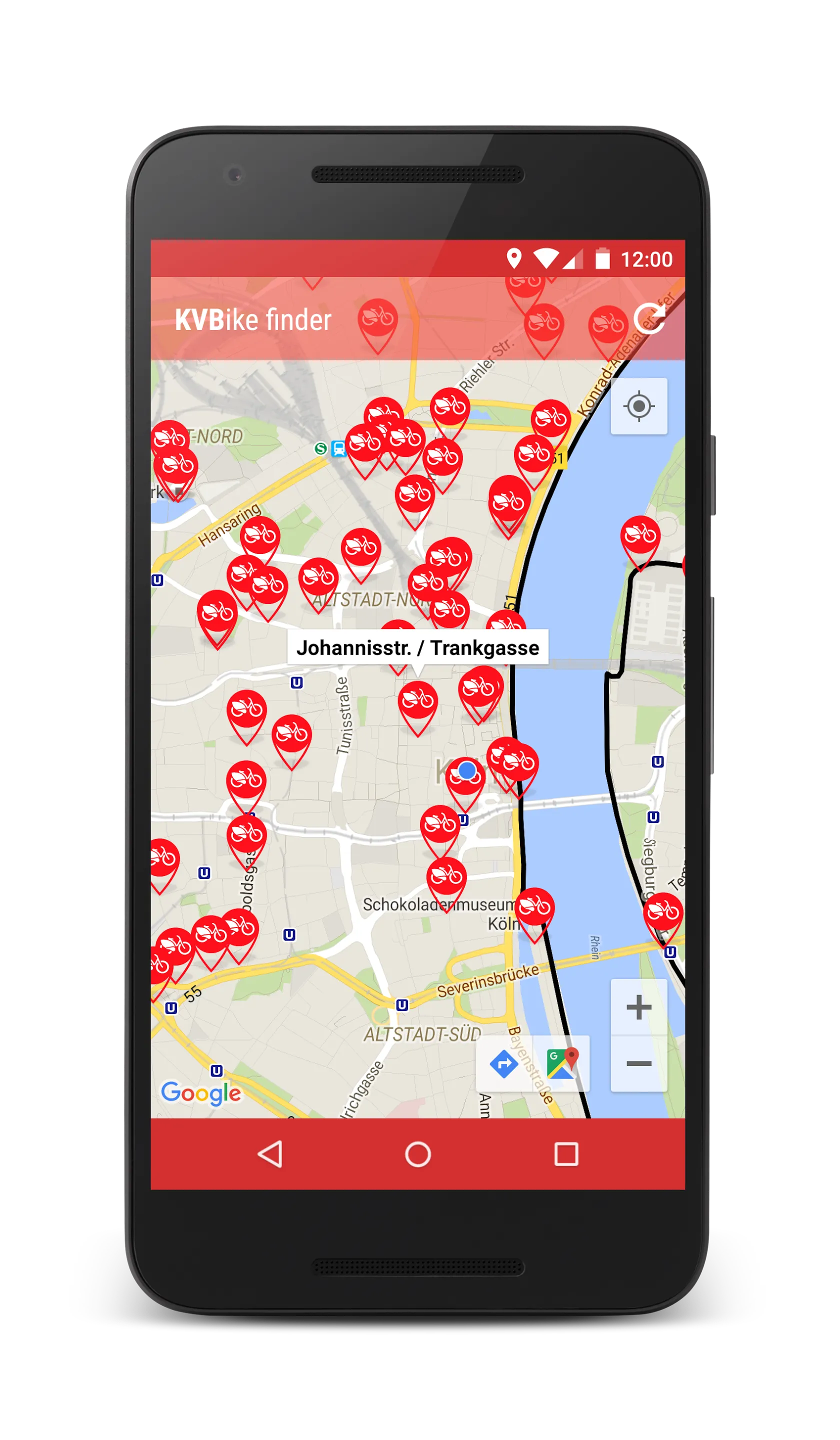 KVBike - KVB Fahrrad Finder | Indus Appstore | Screenshot