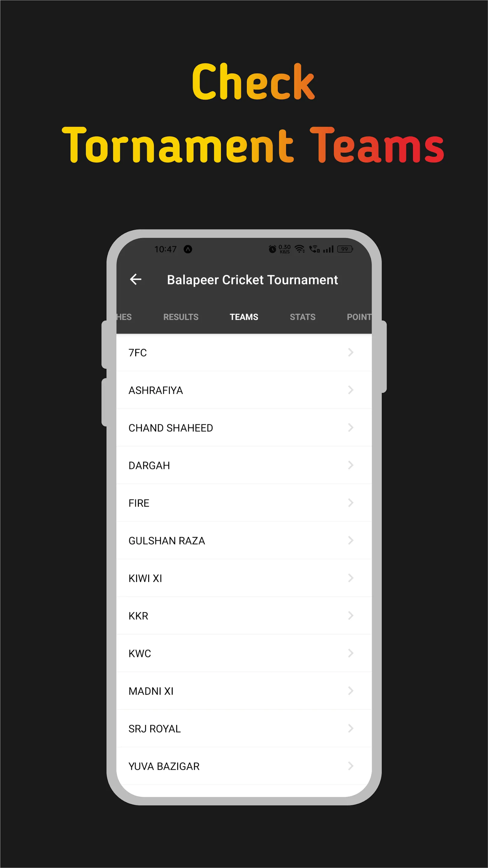 Cricify | Indus Appstore | Screenshot