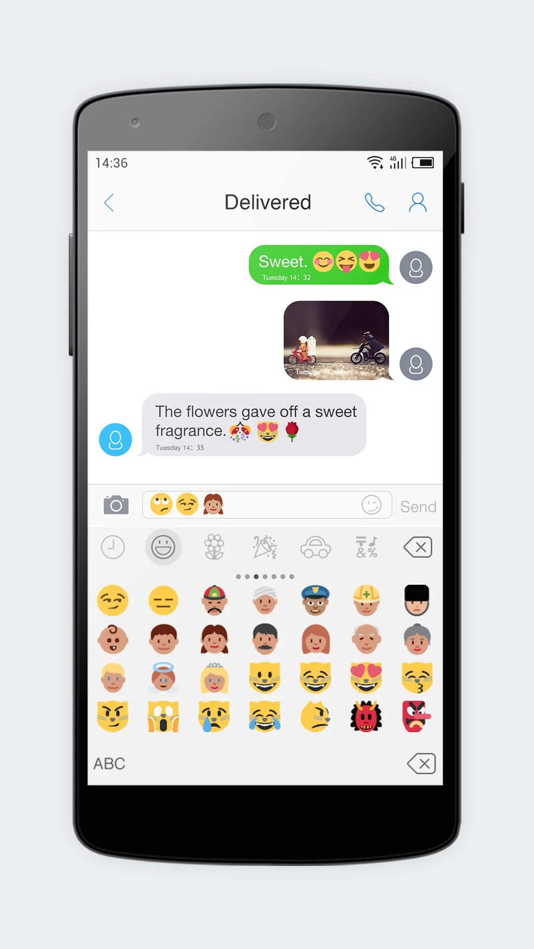 Emoji Keyboard 7 - Cute Sticke | Indus Appstore | Screenshot