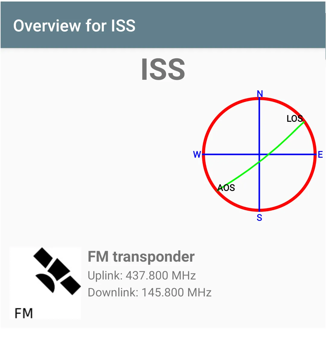 W1ANT Satellite Tracker | Indus Appstore | Screenshot