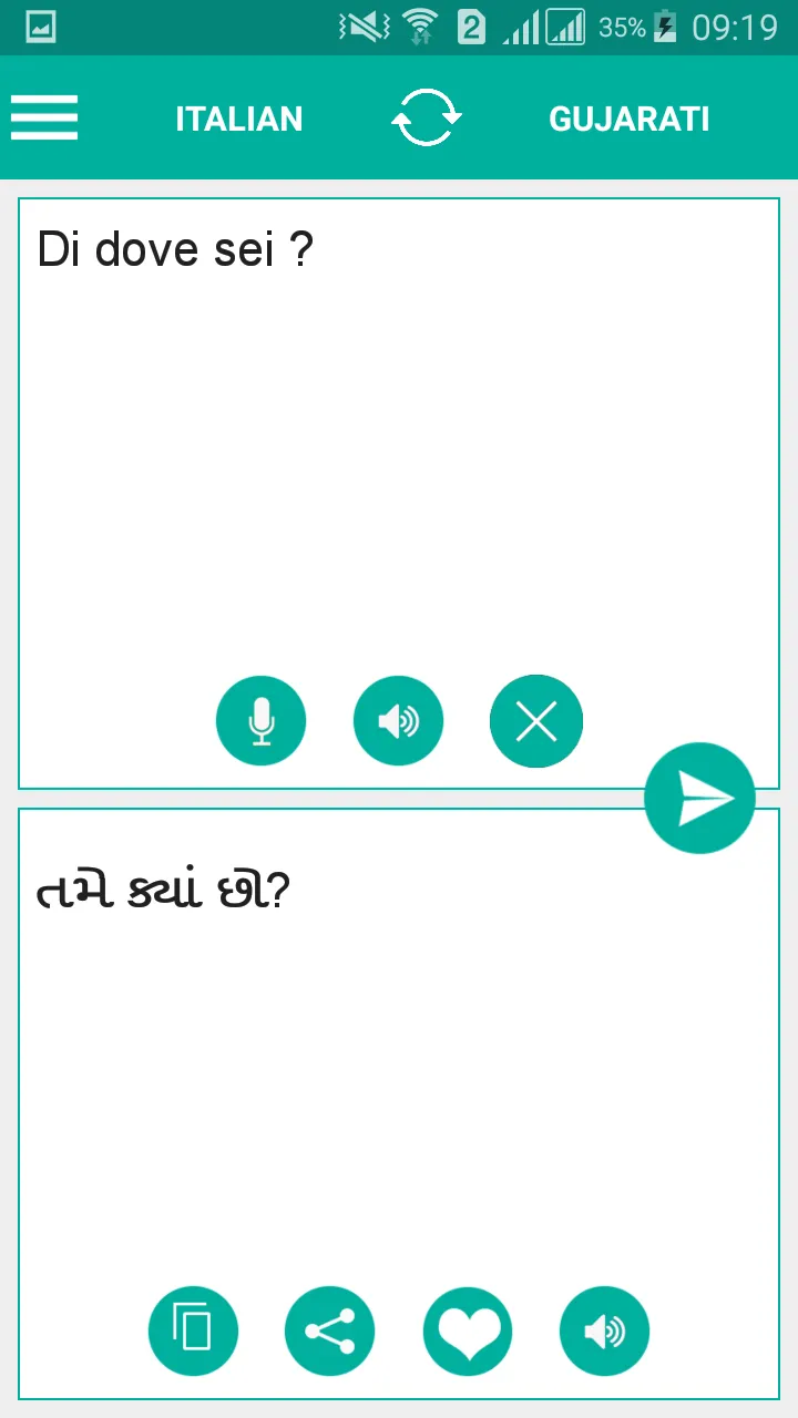 Gujarati Italian Translator | Indus Appstore | Screenshot