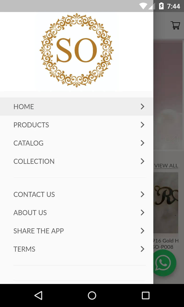 Simandhar Ornament - Gold CZ J | Indus Appstore | Screenshot