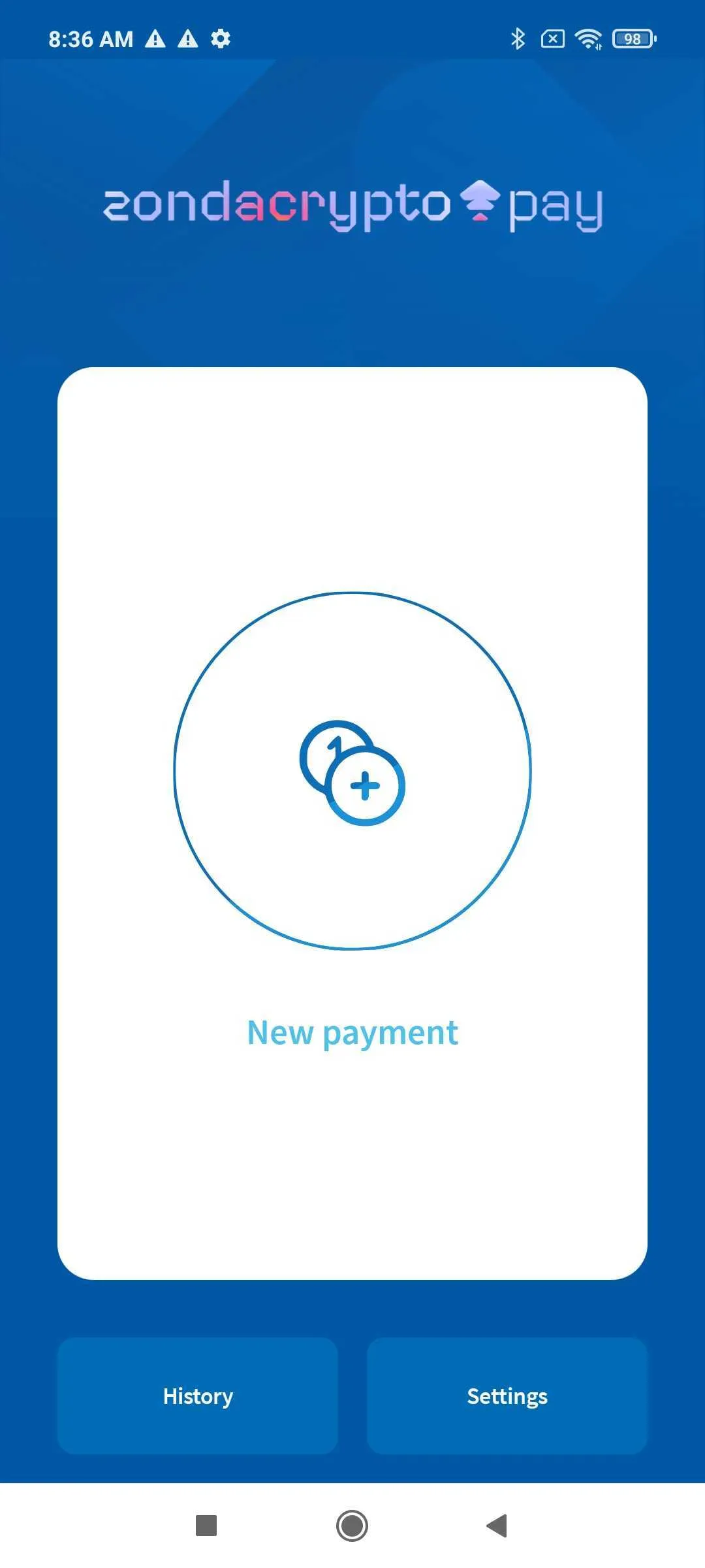 zondacrypto pay terminal | Indus Appstore | Screenshot