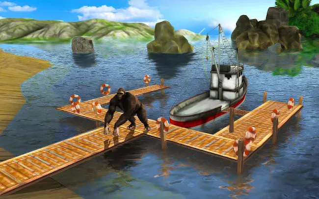 Angry Gorilla City Attack | Indus Appstore | Screenshot