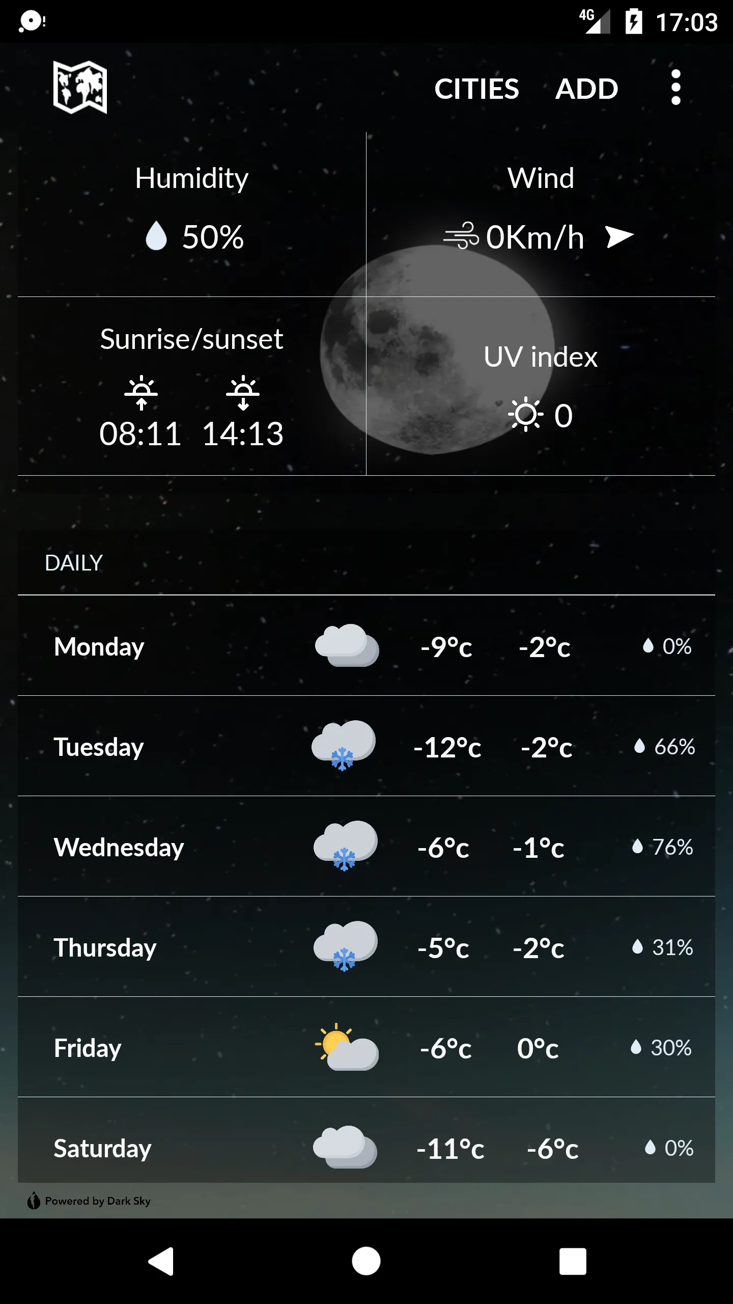 Norway weather | Indus Appstore | Screenshot