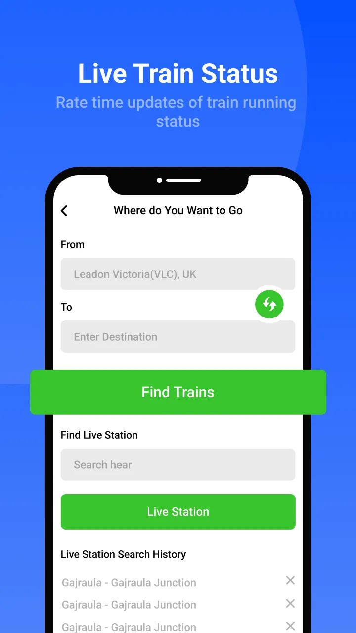 Live Train Location – Status | Indus Appstore | Screenshot