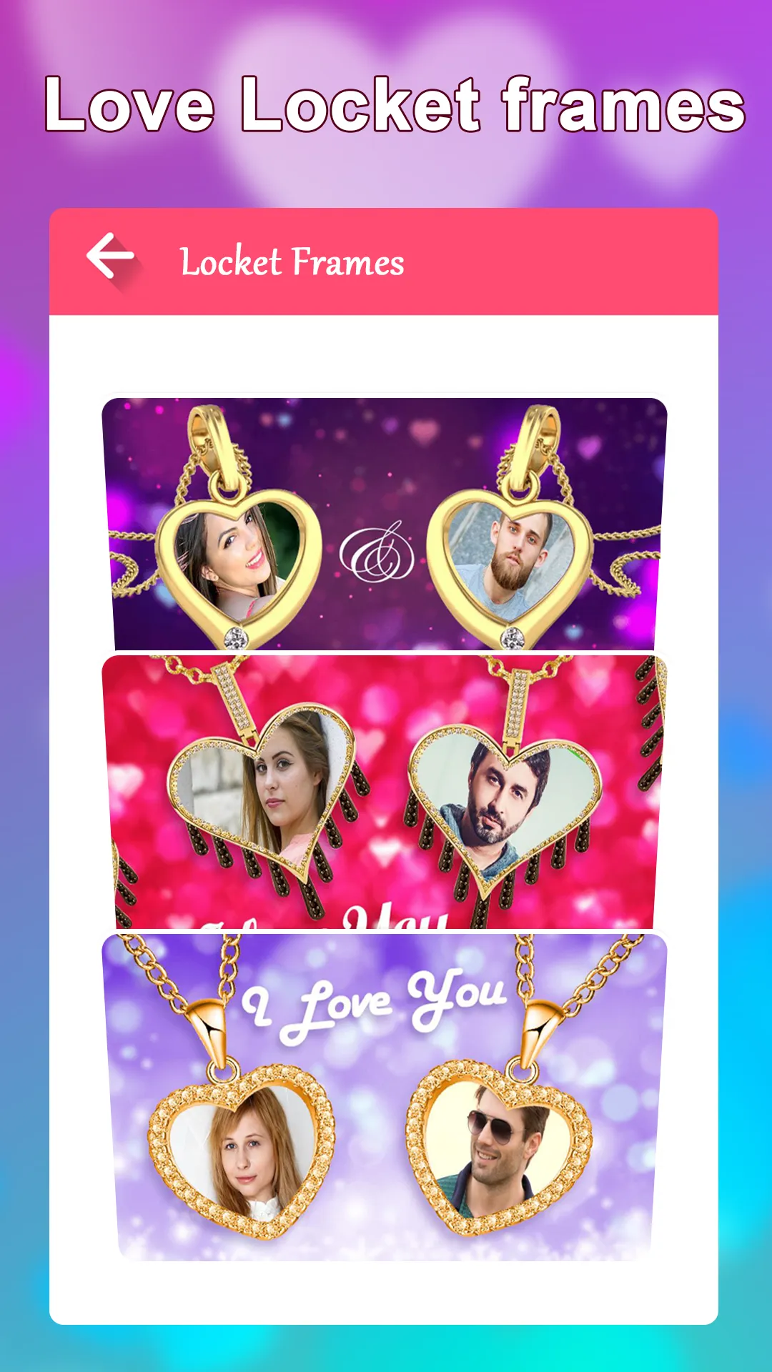 Romantic Love Photo Frames | Indus Appstore | Screenshot
