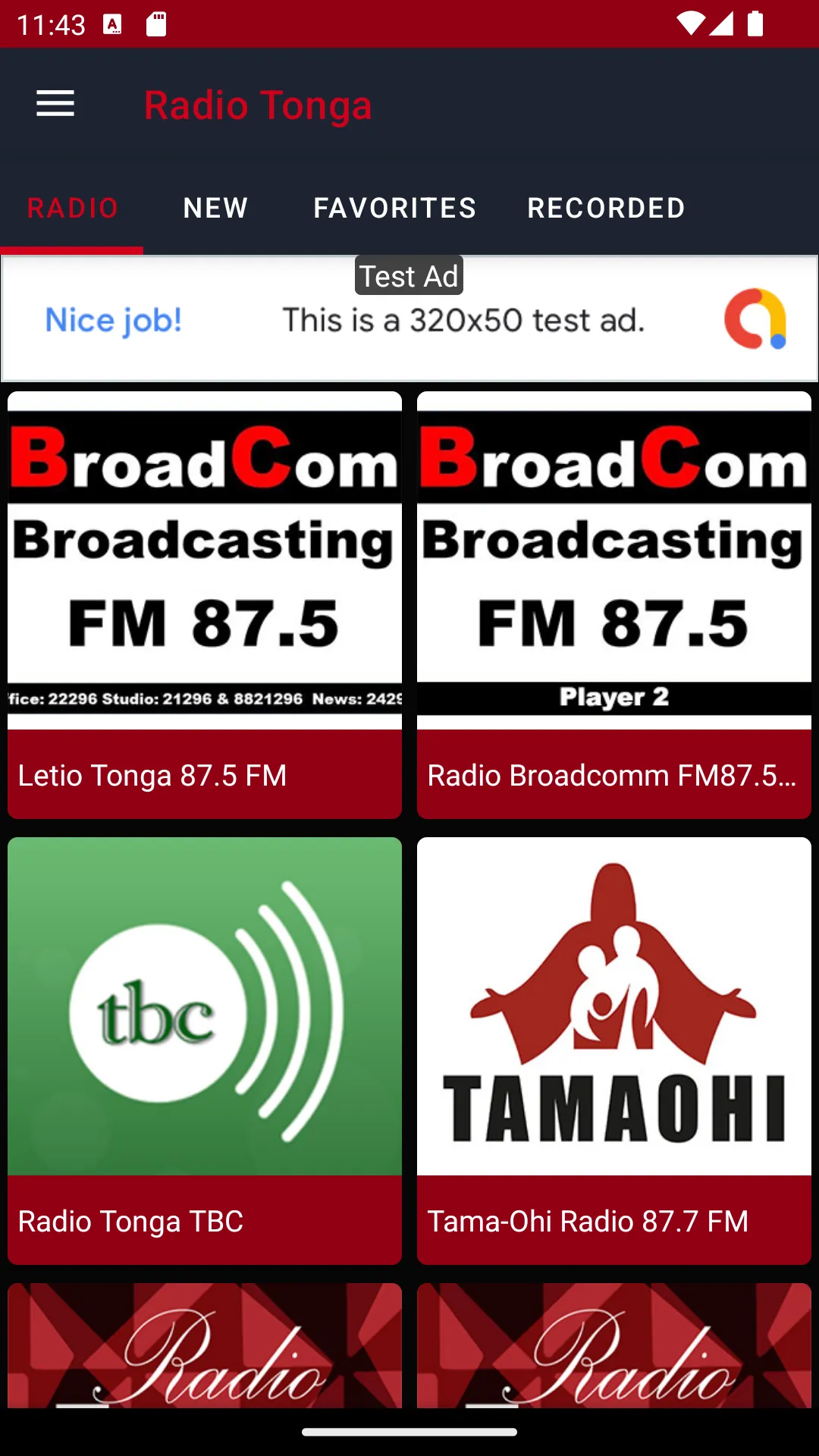 Radio Tonga | Indus Appstore | Screenshot