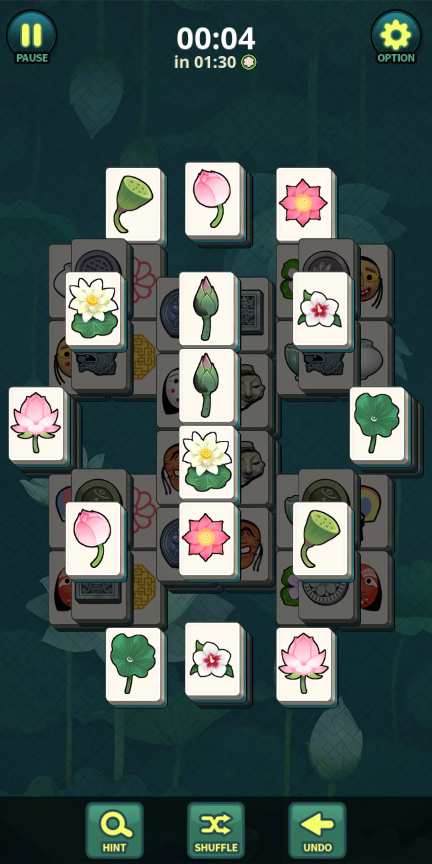 Mahjong Lotus Solitaire | Indus Appstore | Screenshot