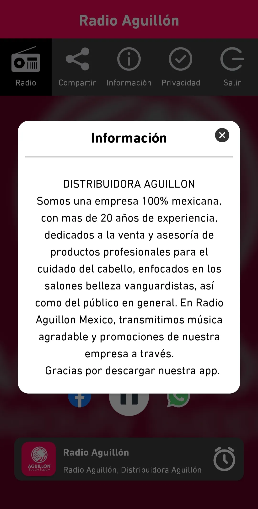 Radio Aguillón | Indus Appstore | Screenshot