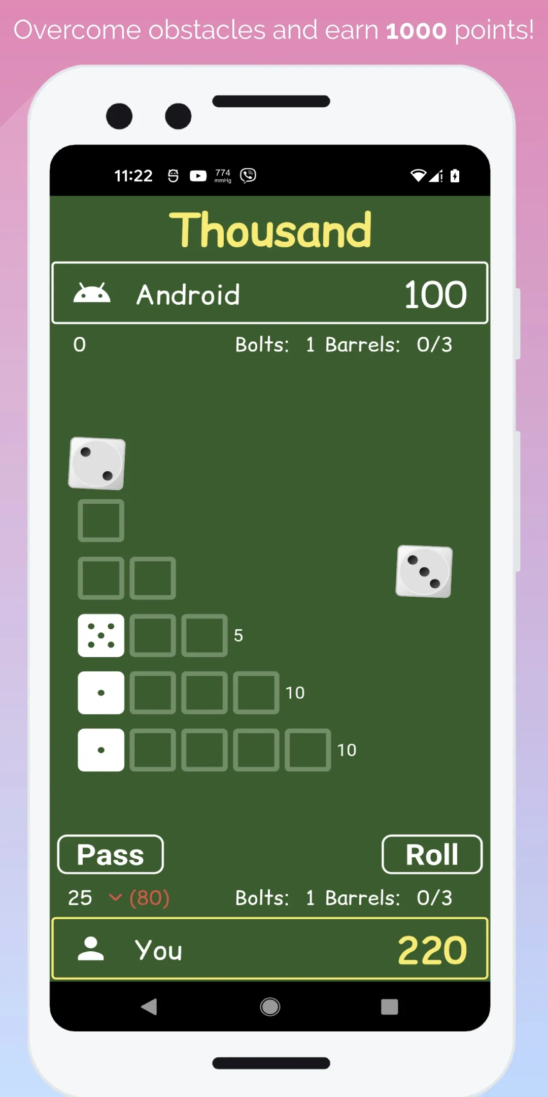 Dice Games | Indus Appstore | Screenshot