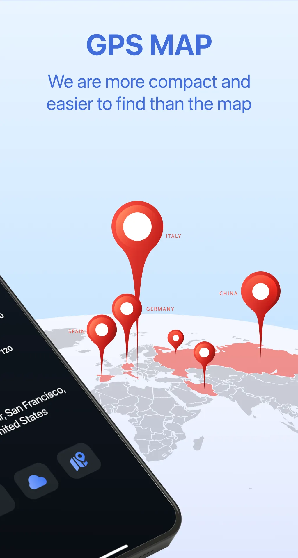 Gps map navigation compass | Indus Appstore | Screenshot