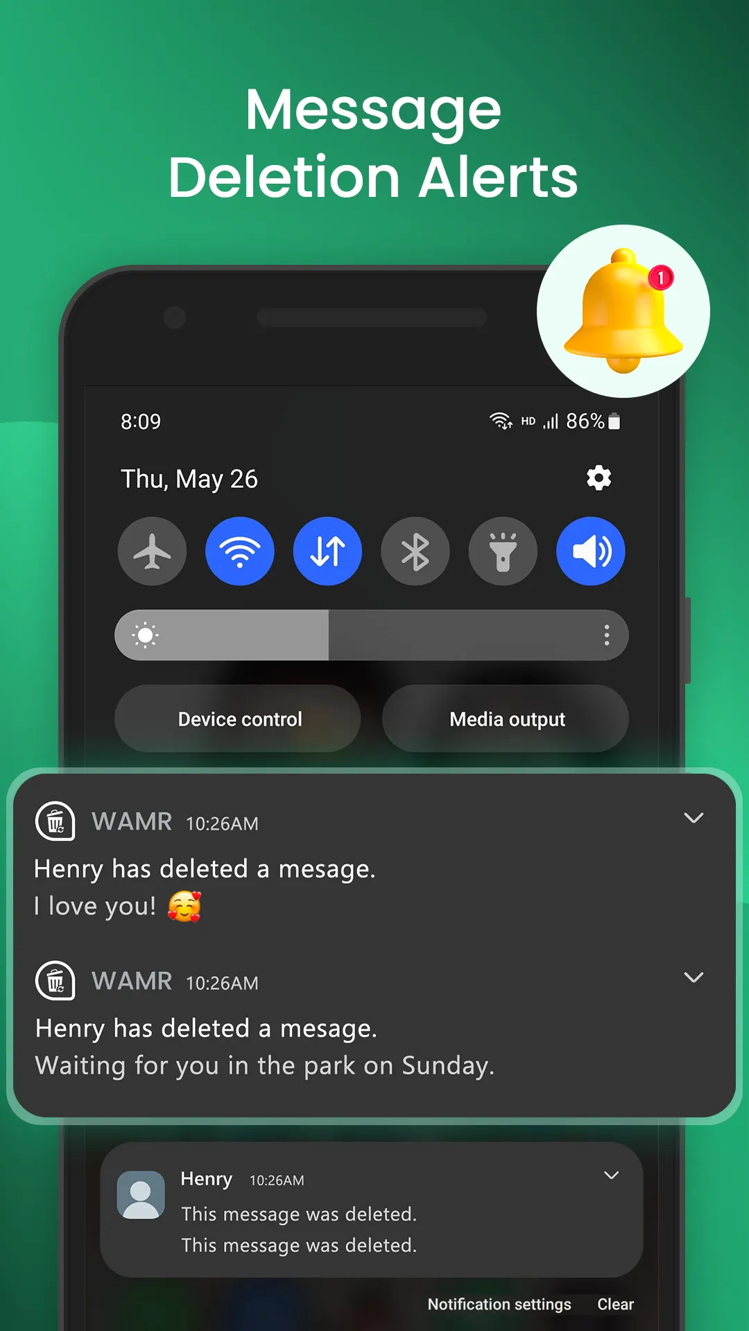 WAMR: Recover Deleted Messages | Indus Appstore | Screenshot