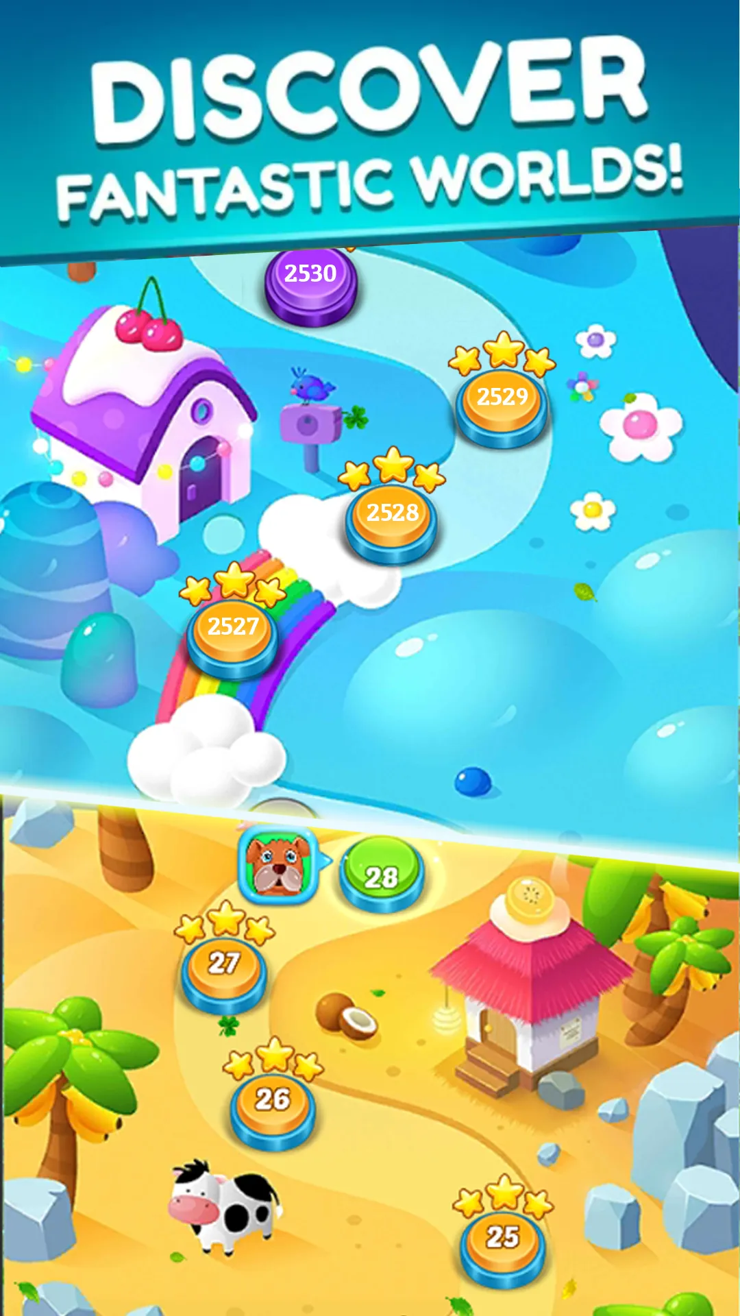 Toon Pet Crush:Toy Cube Puzzle | Indus Appstore | Screenshot