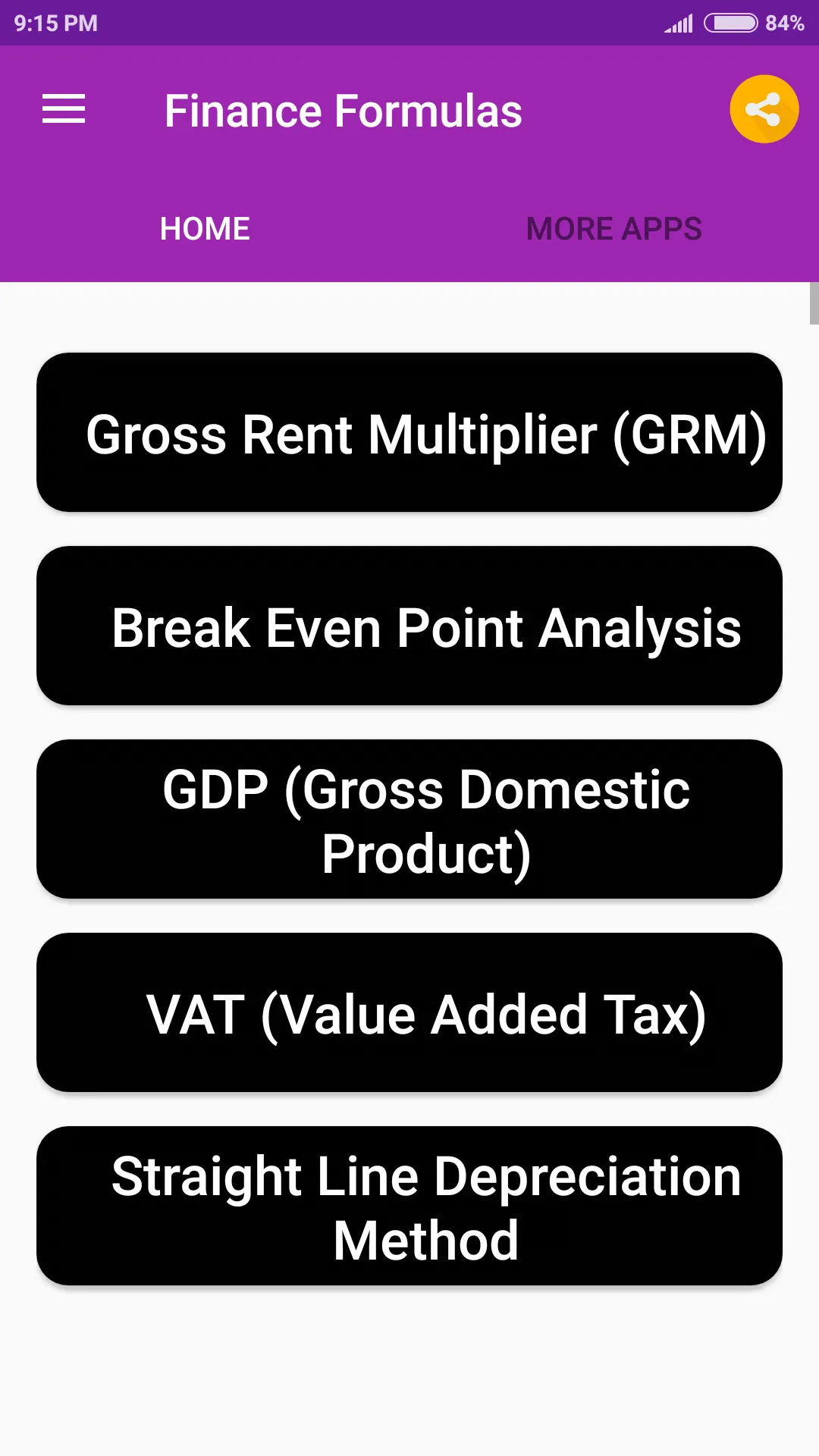 Finance Formulas | Indus Appstore | Screenshot