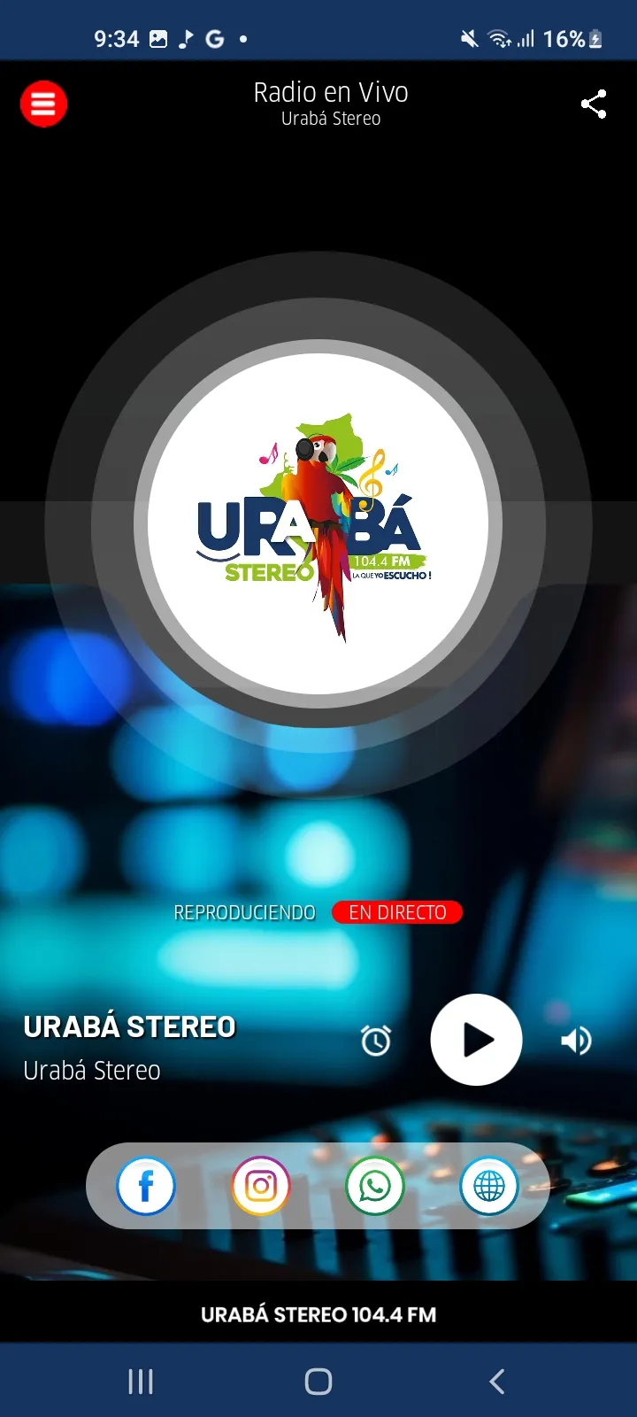 Urabá Stereo | Indus Appstore | Screenshot