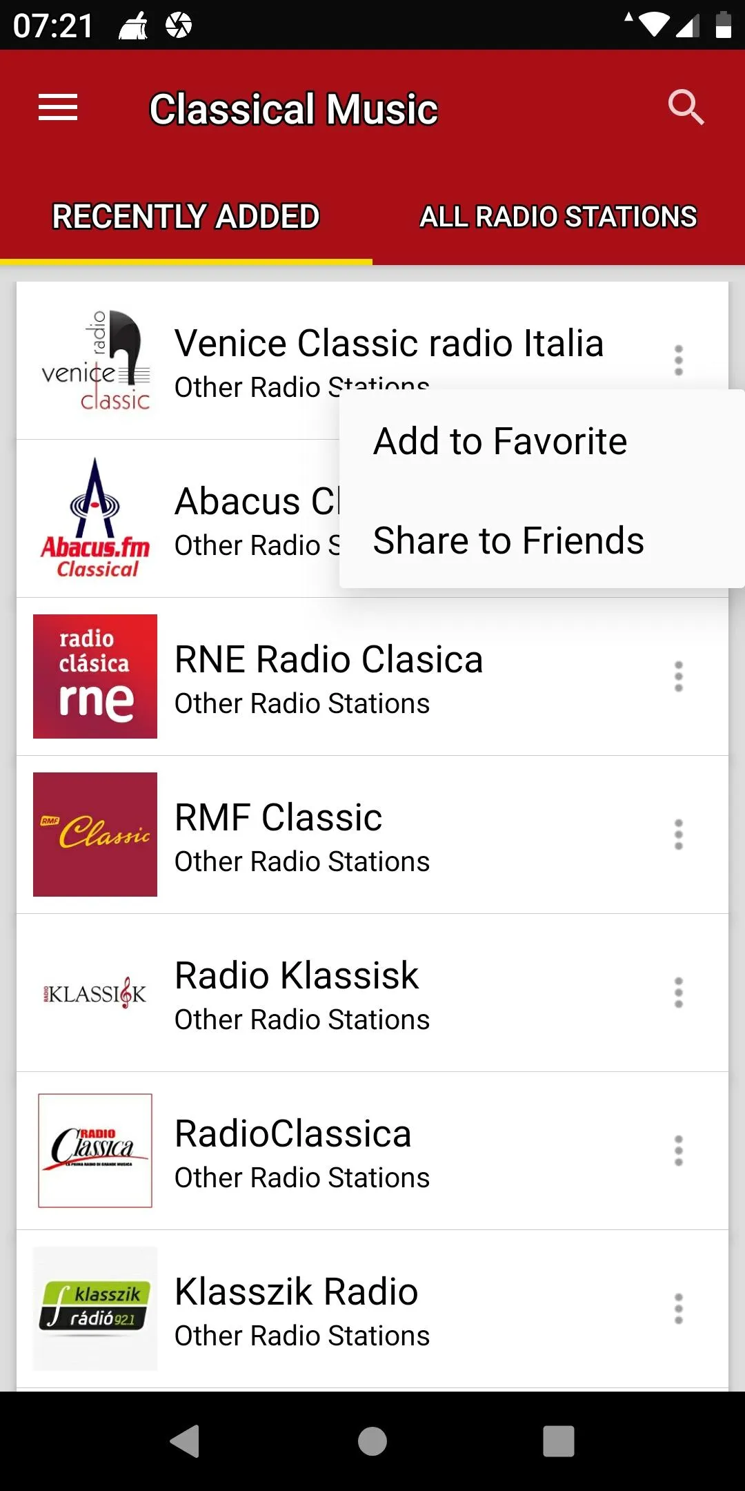 Classical Music Radio Stations | Indus Appstore | Screenshot