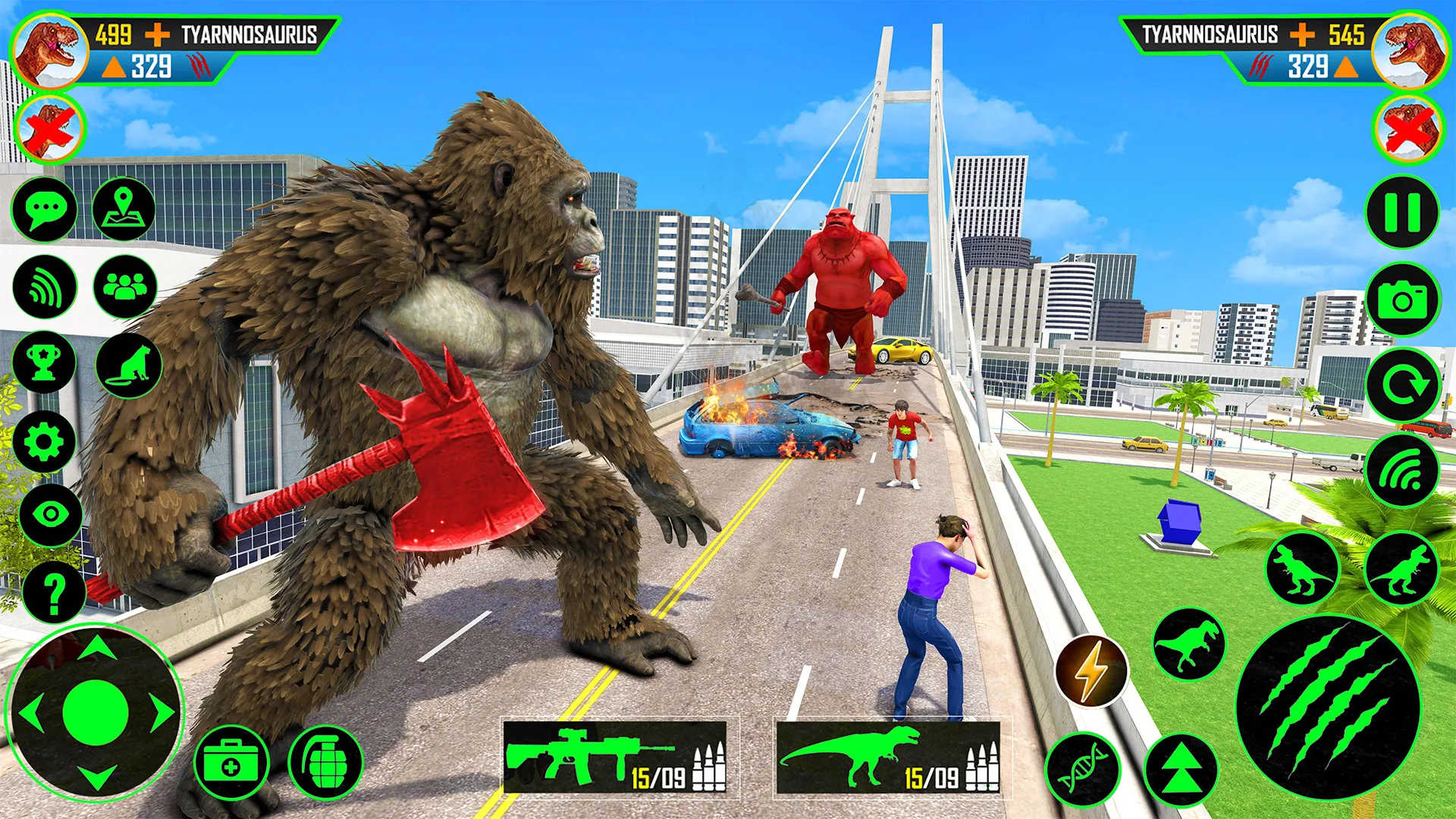 King Kong Wild Gorilla Rampage | Indus Appstore | Screenshot