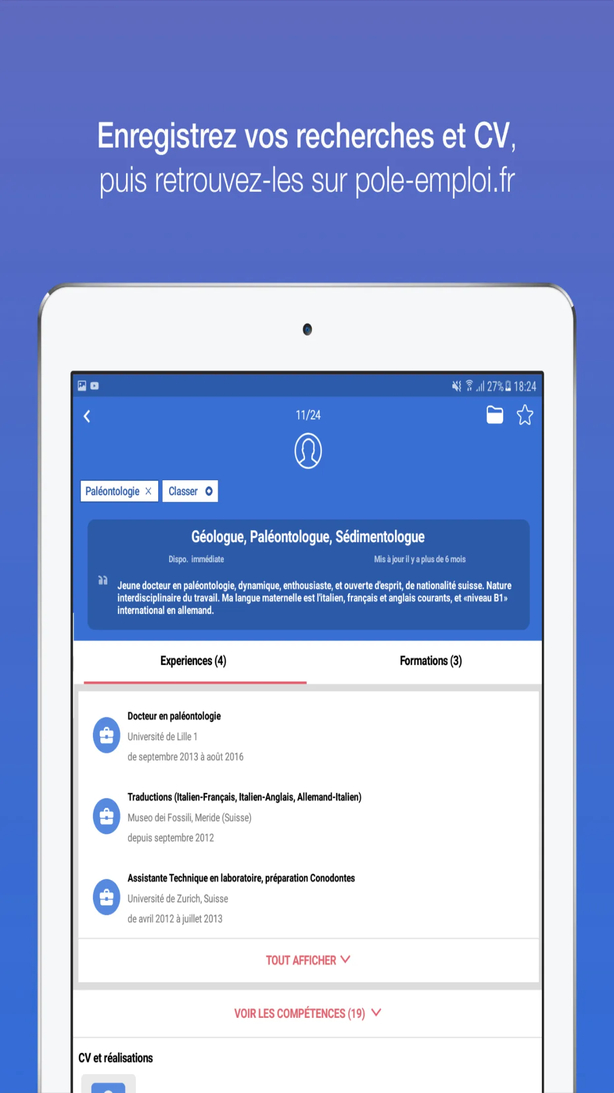 Je Recrute - Pôle emploi | Indus Appstore | Screenshot