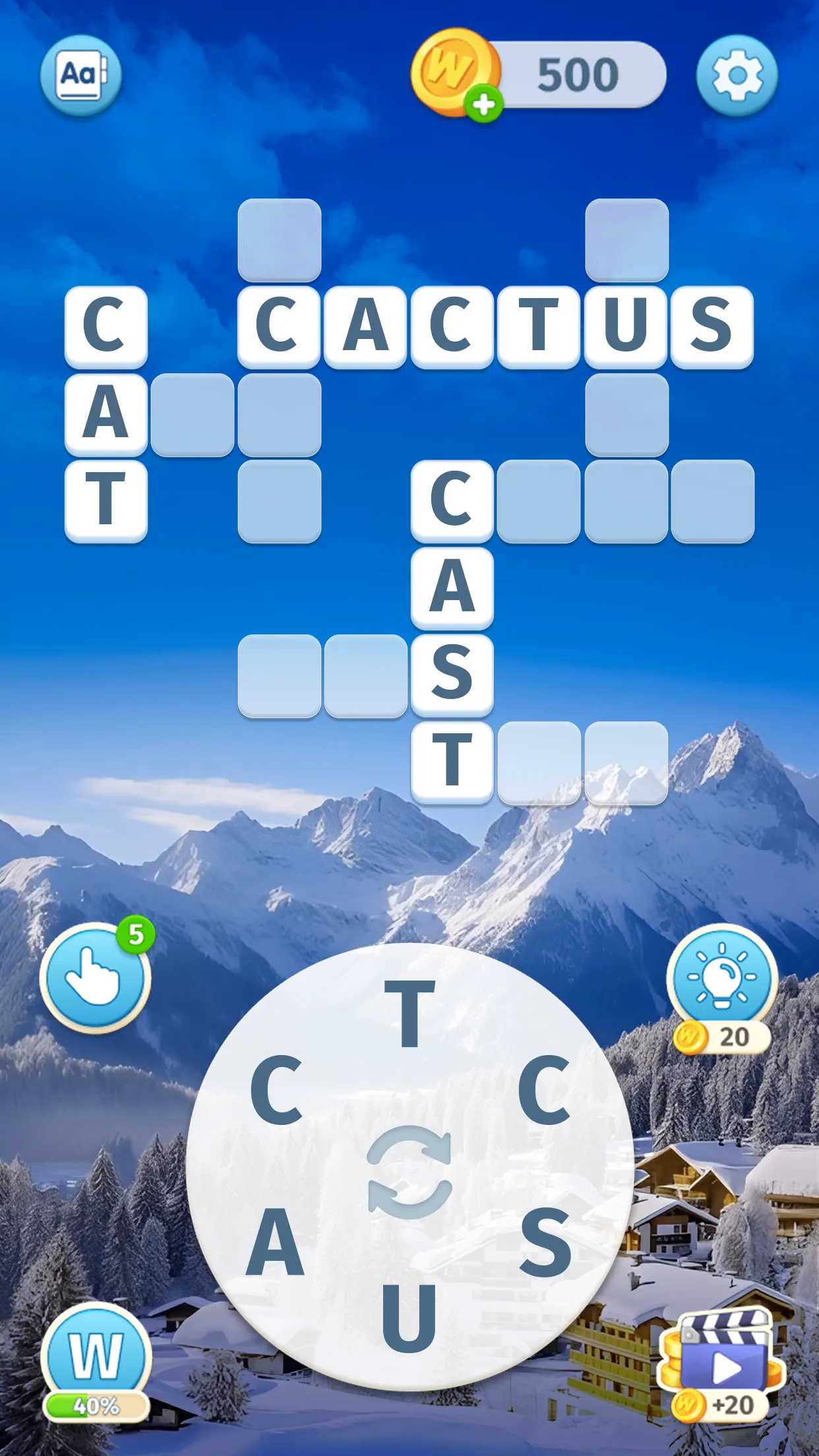 Sky Words: Word Games | Indus Appstore | Screenshot