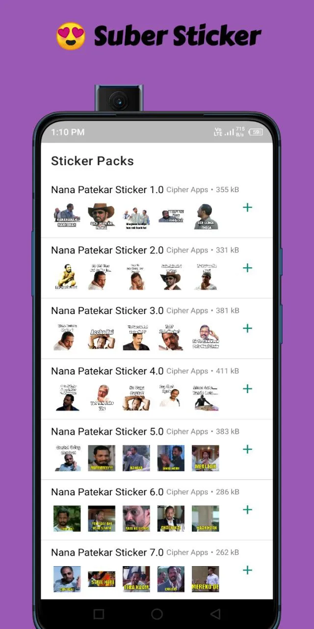 Nana Patekar Sticker For WA | Indus Appstore | Screenshot