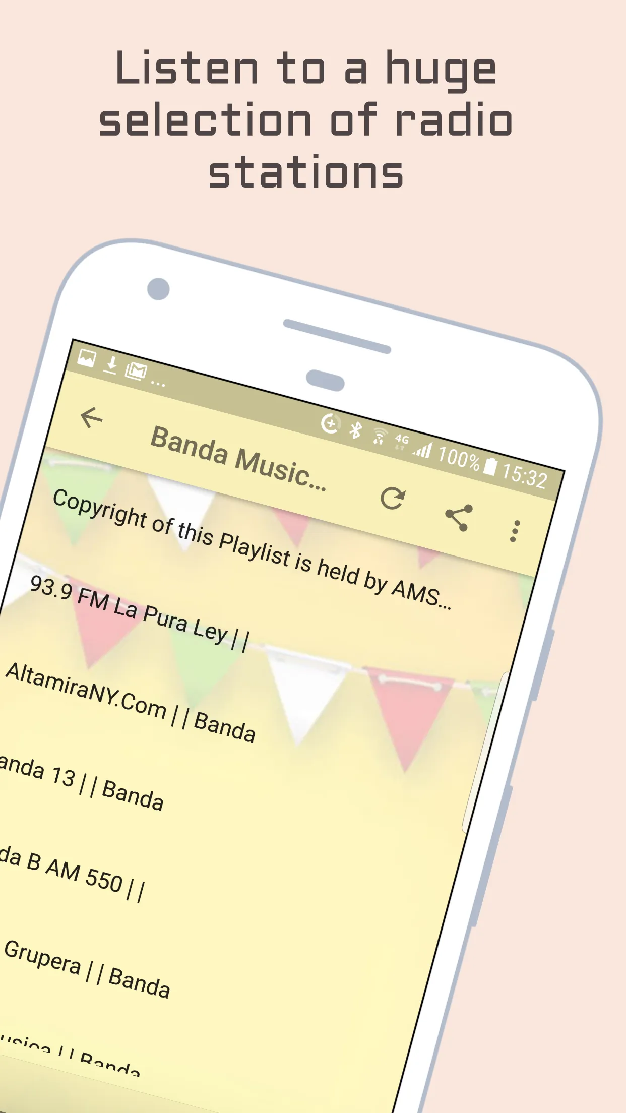 Banda Music Radio Stations | Indus Appstore | Screenshot